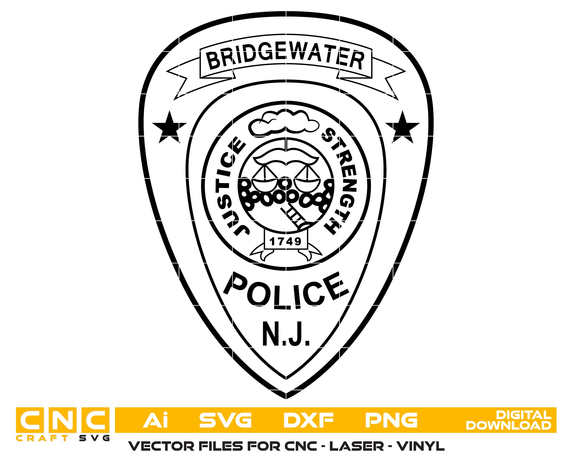 bridgewater township police department patch svg, bridgewater police patch vector design, bridgewater nj police svg emblem, township police patch svg, bridgewater police badge svg