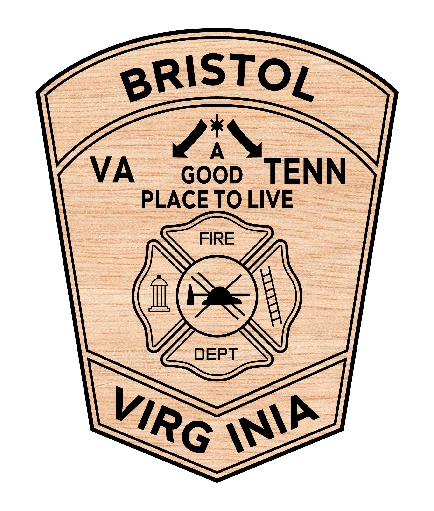bristol fire department patch svg, bristol va fire patch vector design, bristol virginia fire dept svg emblem, firefighter patch bristol va svg, bristol fire badge svg
