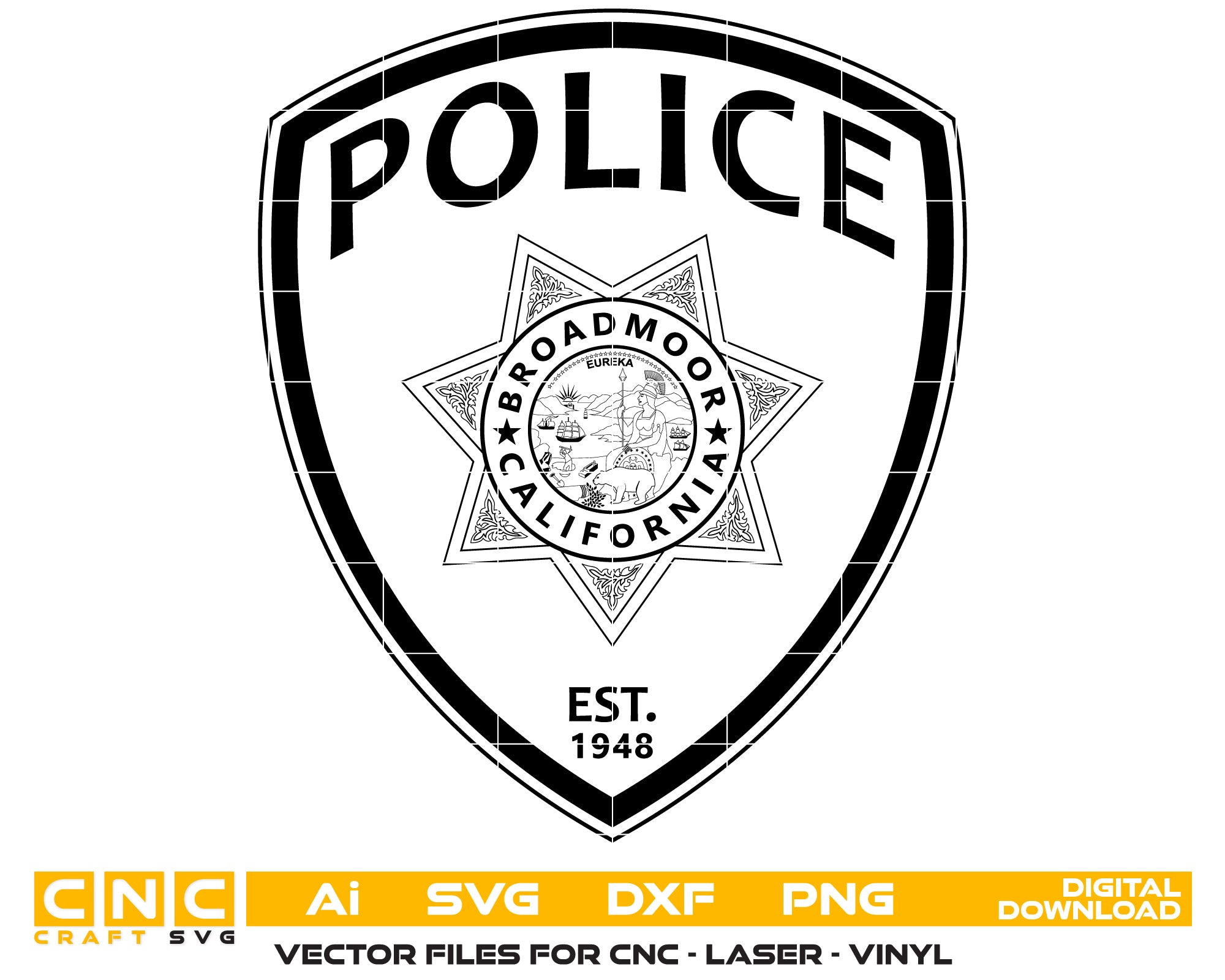 Broadmoor Police Department Patch SVG, Broadmoor CO Police Patch Vector, Colorado Police Emblem SVG, Law Enforcement Patch Design, Broadmoor PD Patch Logo