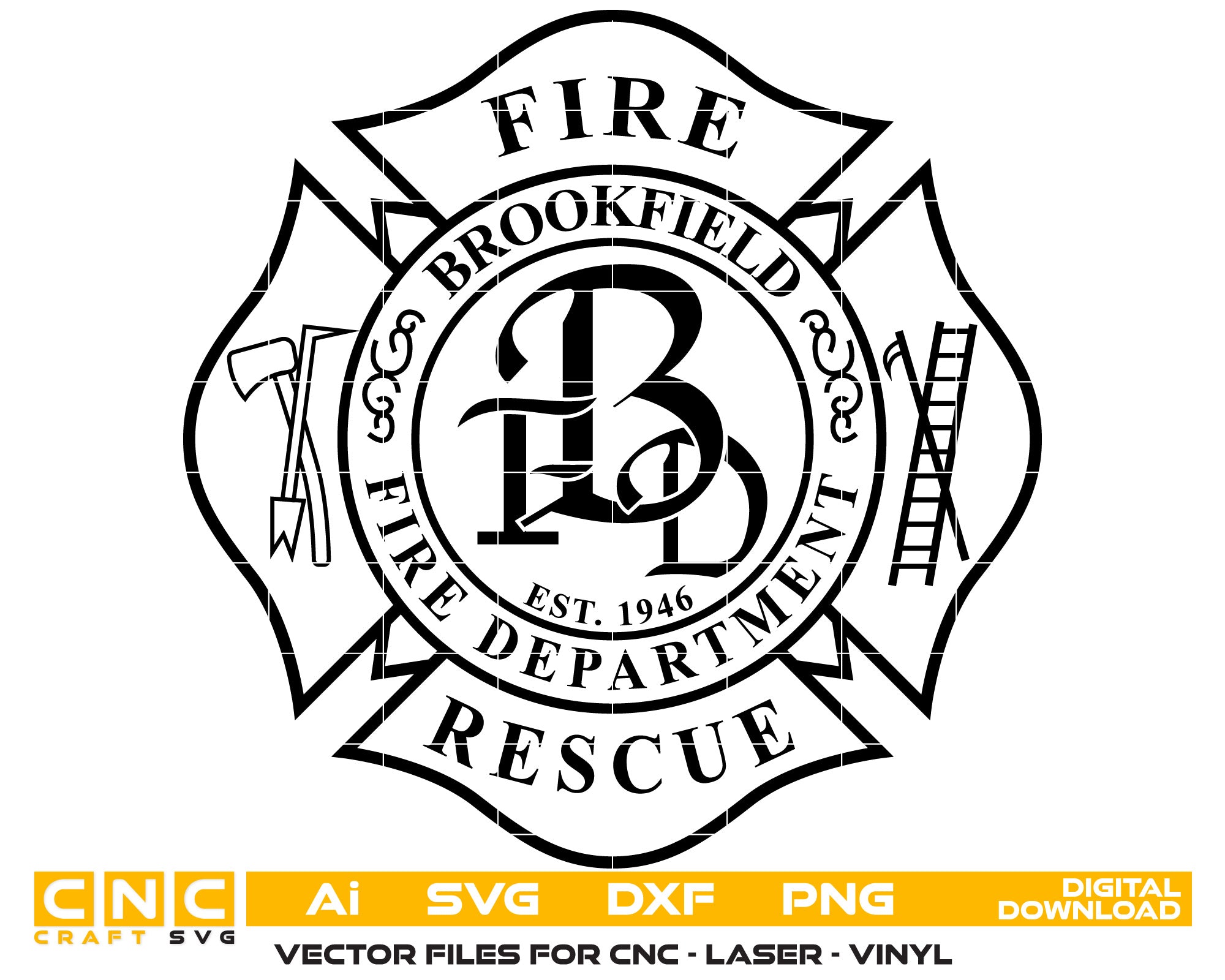 Brookfield Fire Rescue Badge