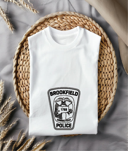 Brookfield Police Department Patch
Connecticut Badge
Police Department Patch
Police Department Badge
Brookfield Badge