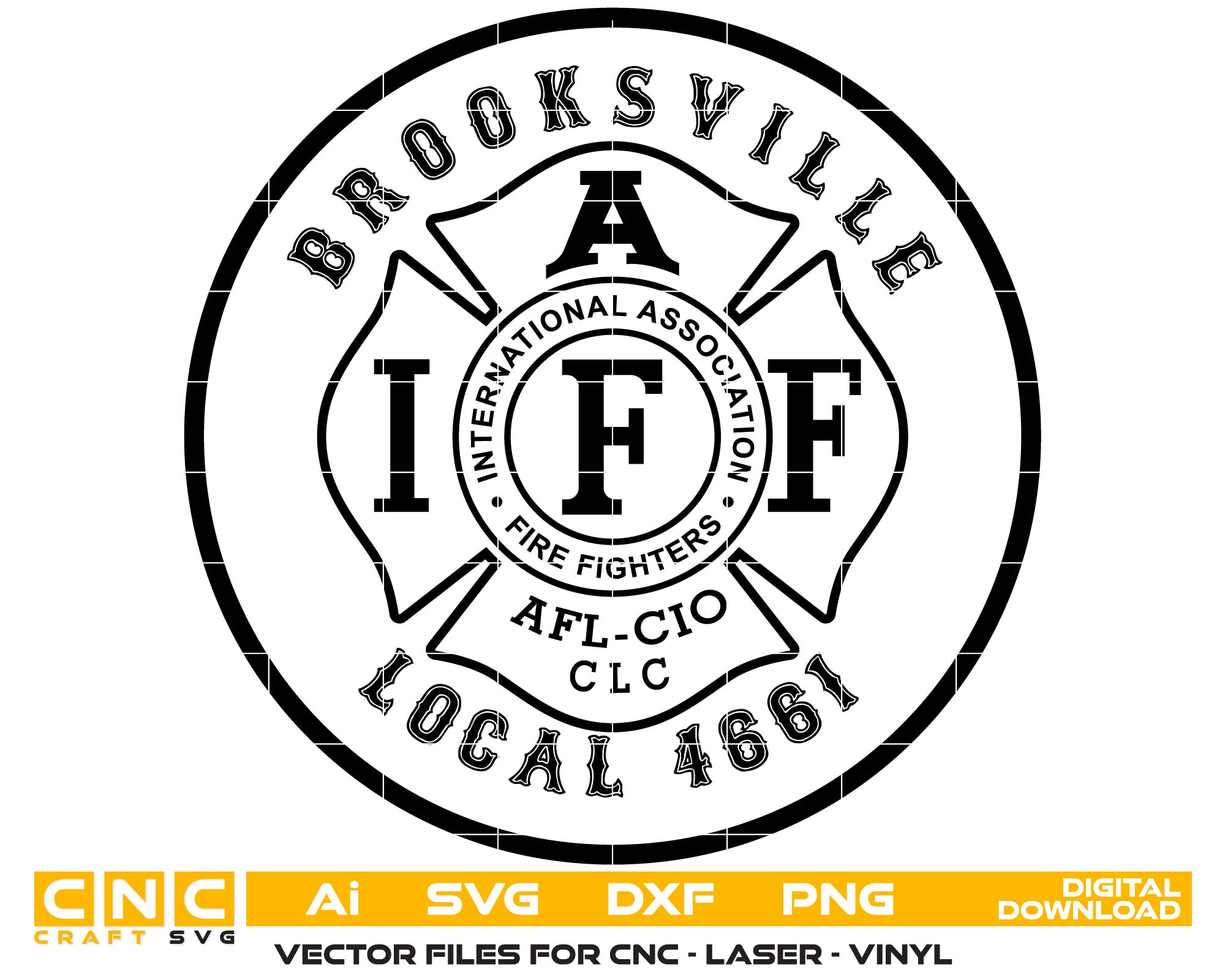 Brooksville Professional Firefighters Local Logo