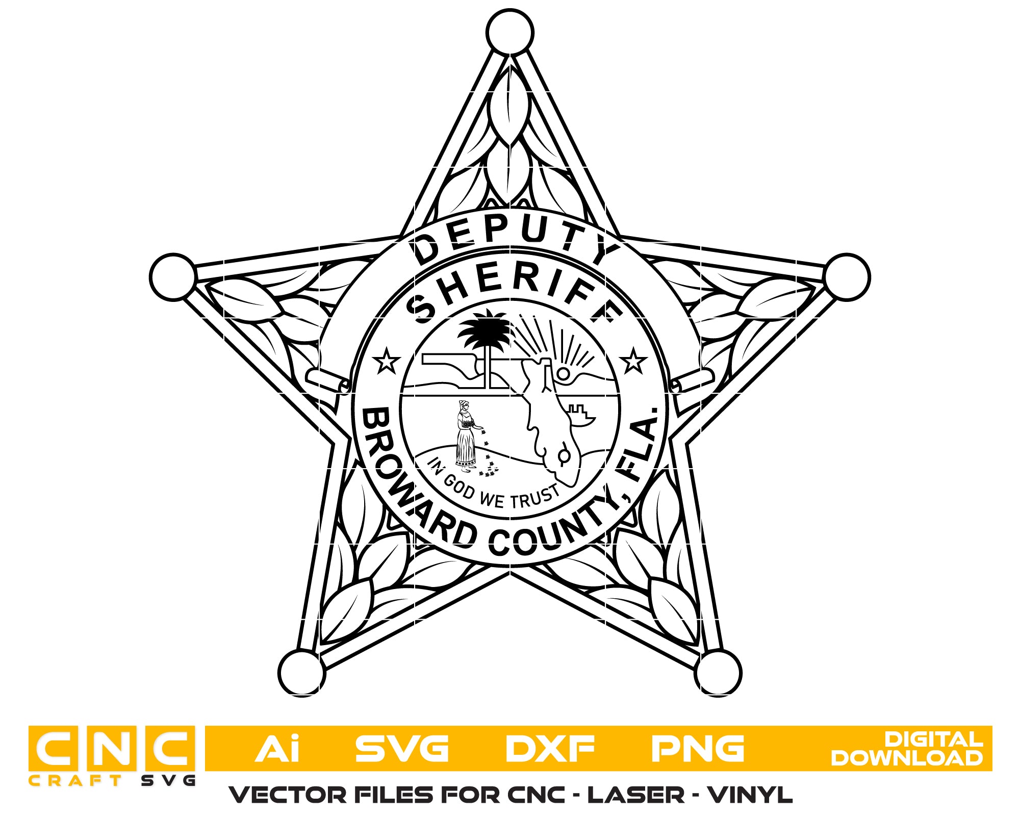 Broward County Deputy Sheriff Badge