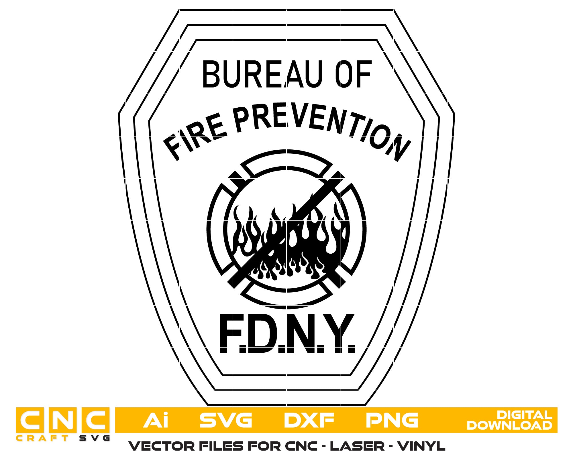 Bureau of Fire Prevention Badge