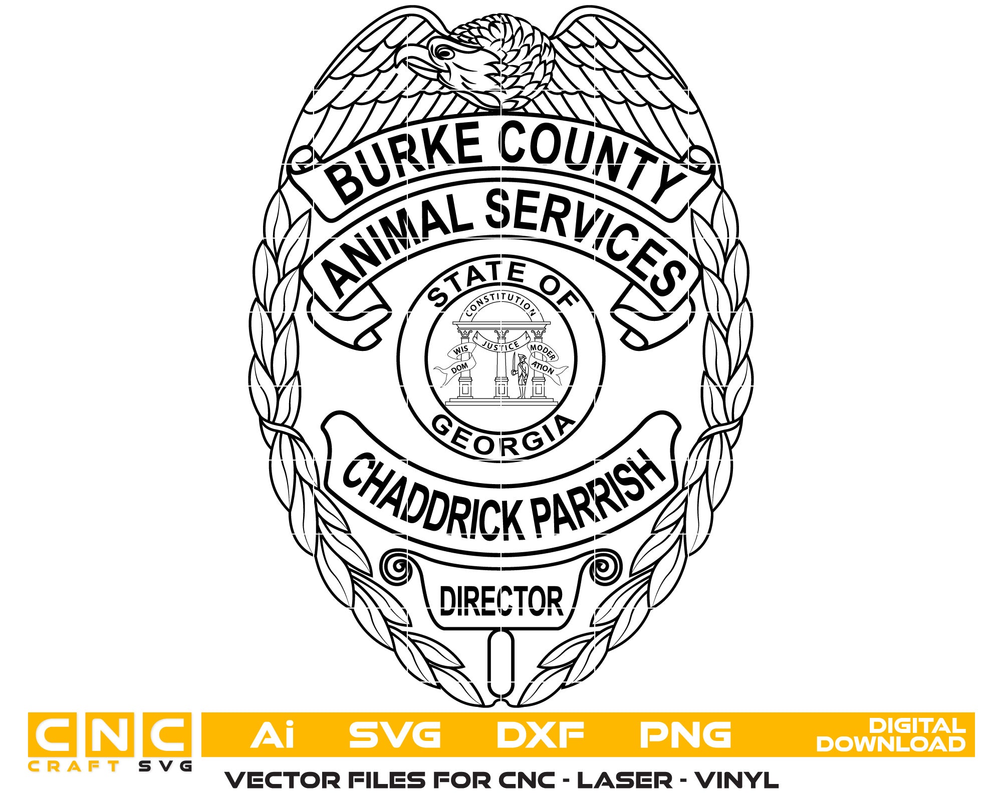 Burke County Animal Services Badge