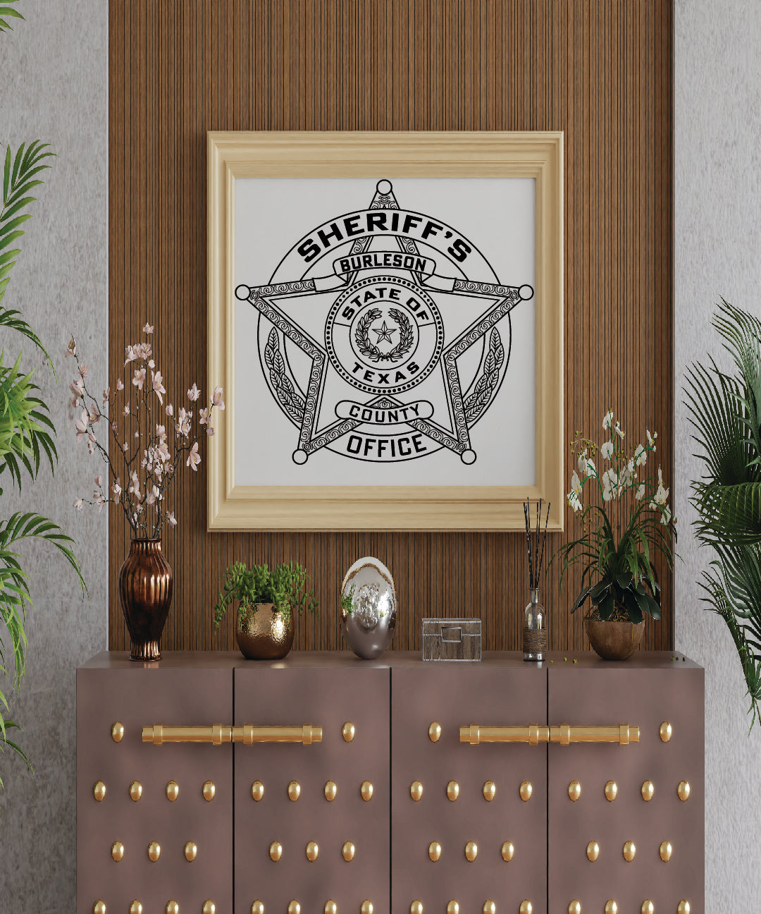 Burleson County Sheriff Badge