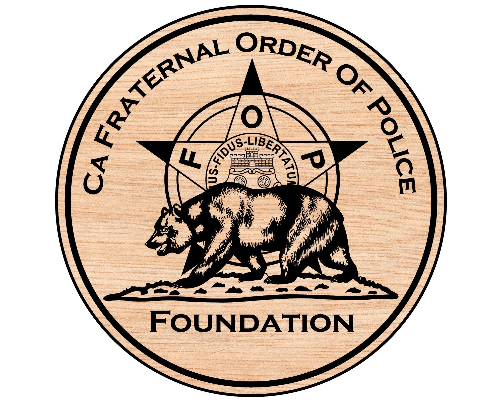 CA Fraternal Order of Police Foundation Logo SVG, California Police Foundation Logo Vector, Fraternal Order of Police Logo, Law Enforcement Foundation Logo SVG, Police Organization Emblem Vector