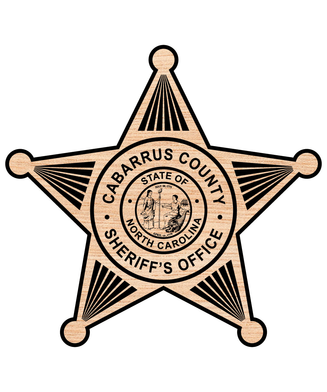 Cabarrus Sheriff’s Badge
Sheriff Badge
Sheriff’s Badge SVG
North Carolina Sheriff Badge