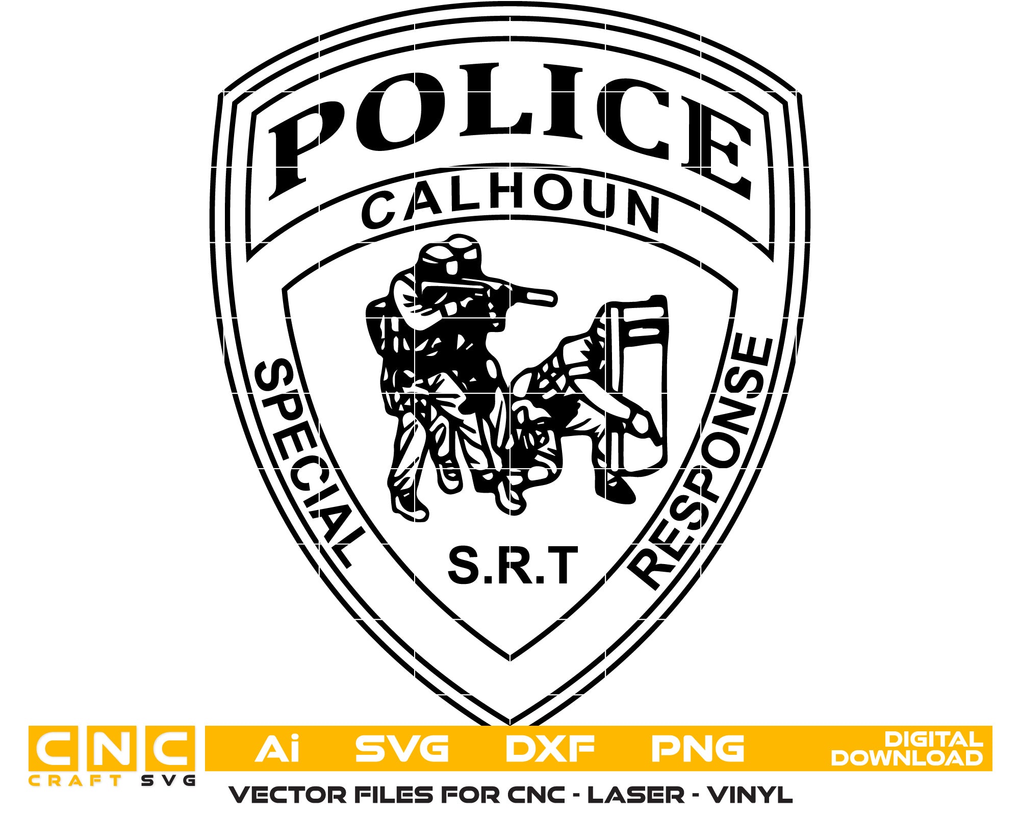 Calhoun Police Special Response Team Badge