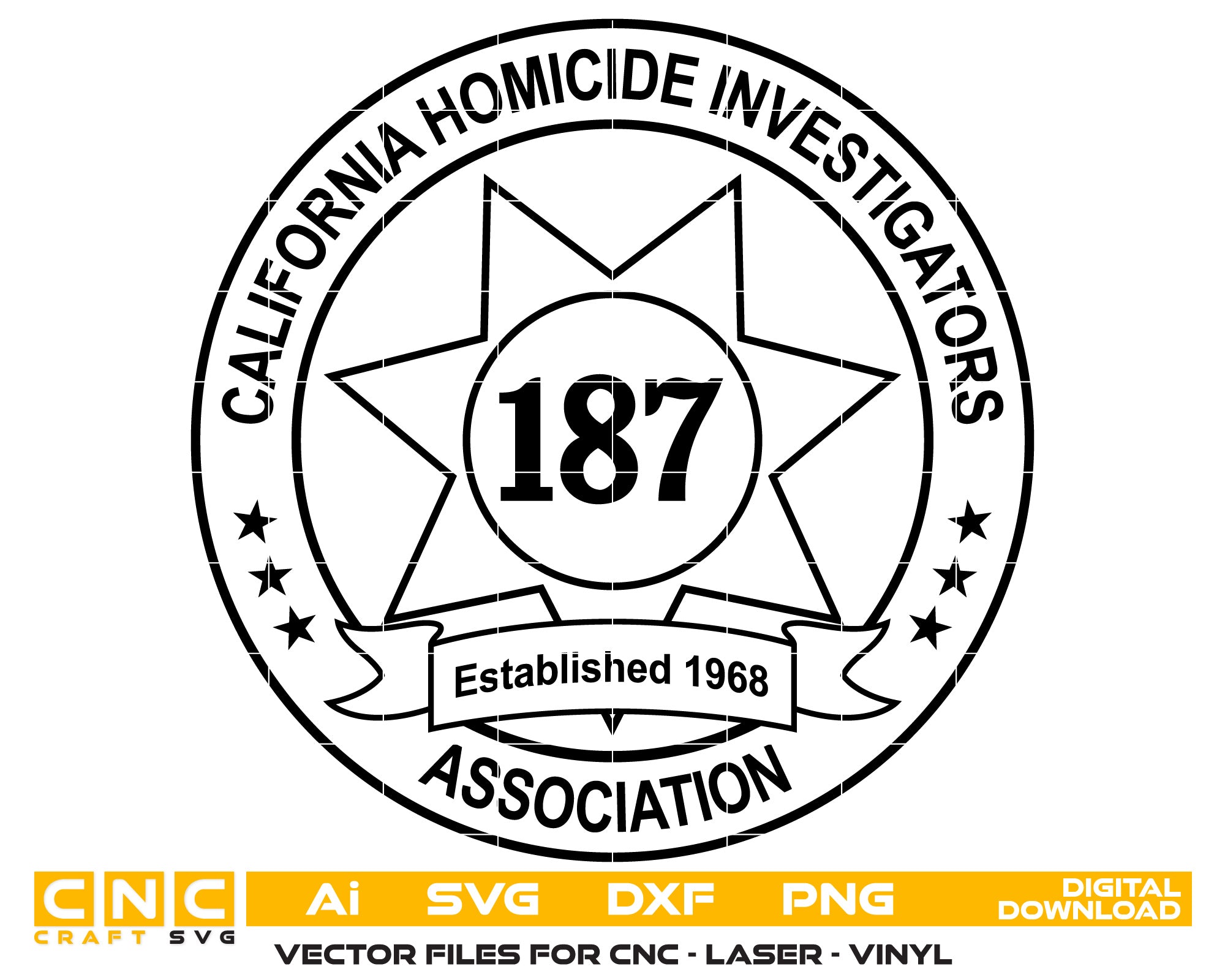 California Homicide Investigators Association Badge