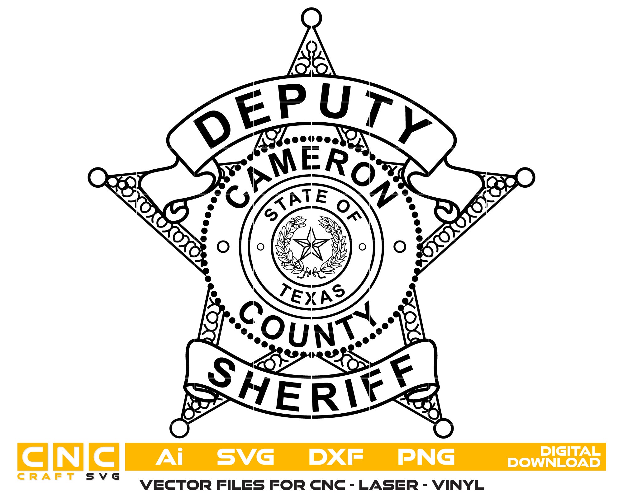 Cameron County Sheriff Badge