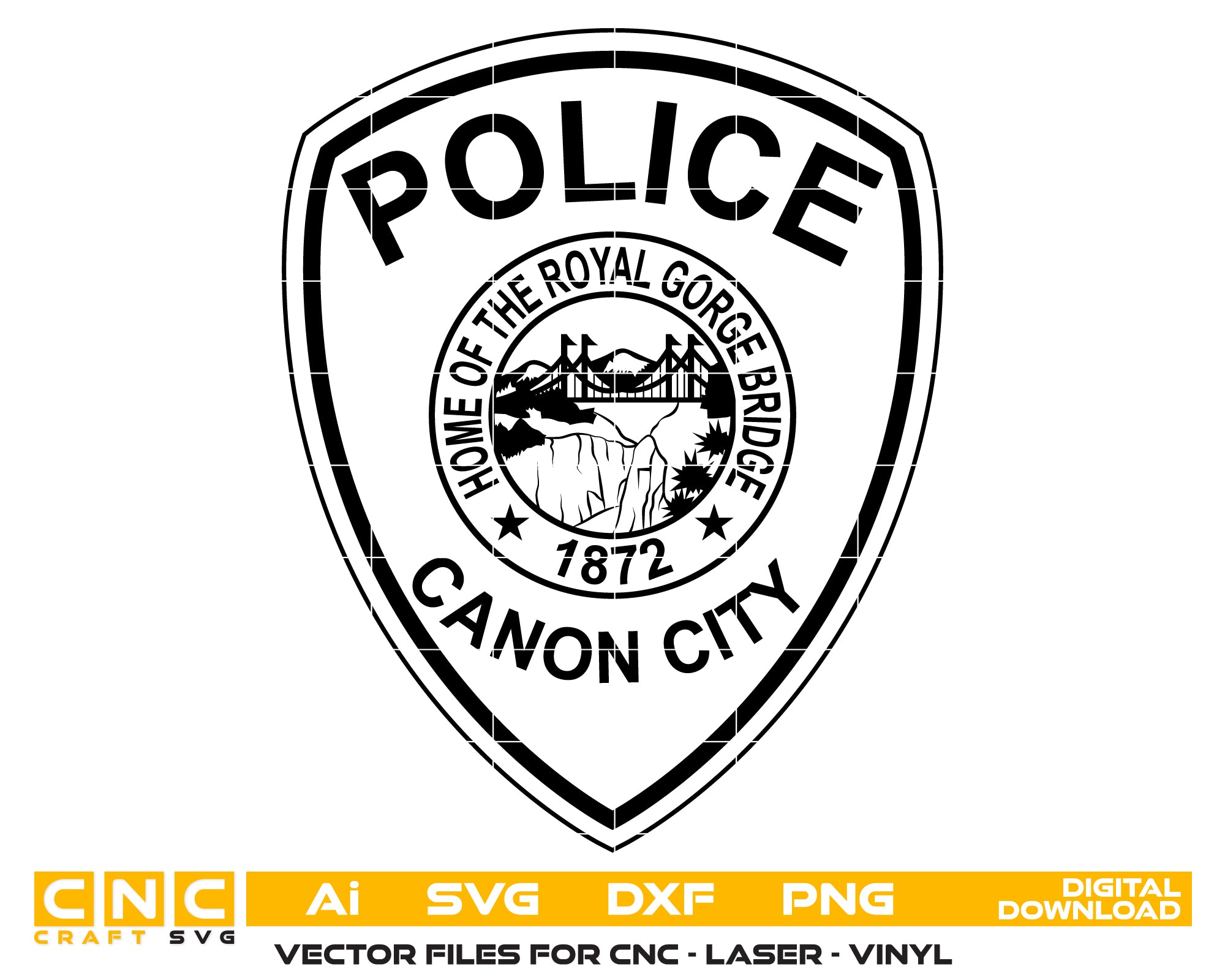 Cañon City Police Department Patch