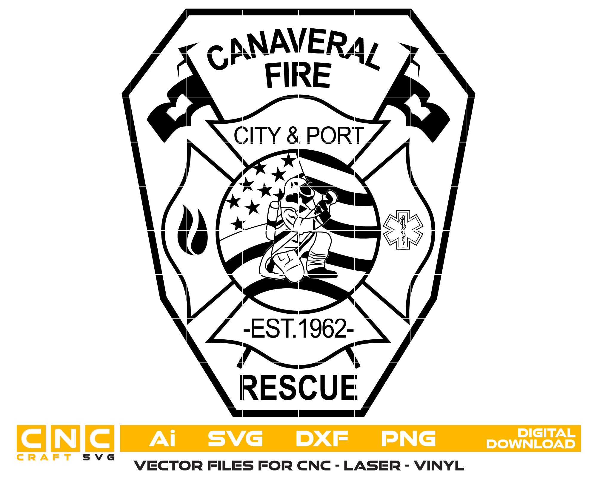 Cape Canaveral City Fire Department Patch