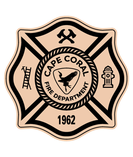 Cape Coral Fire Department 1962 badge