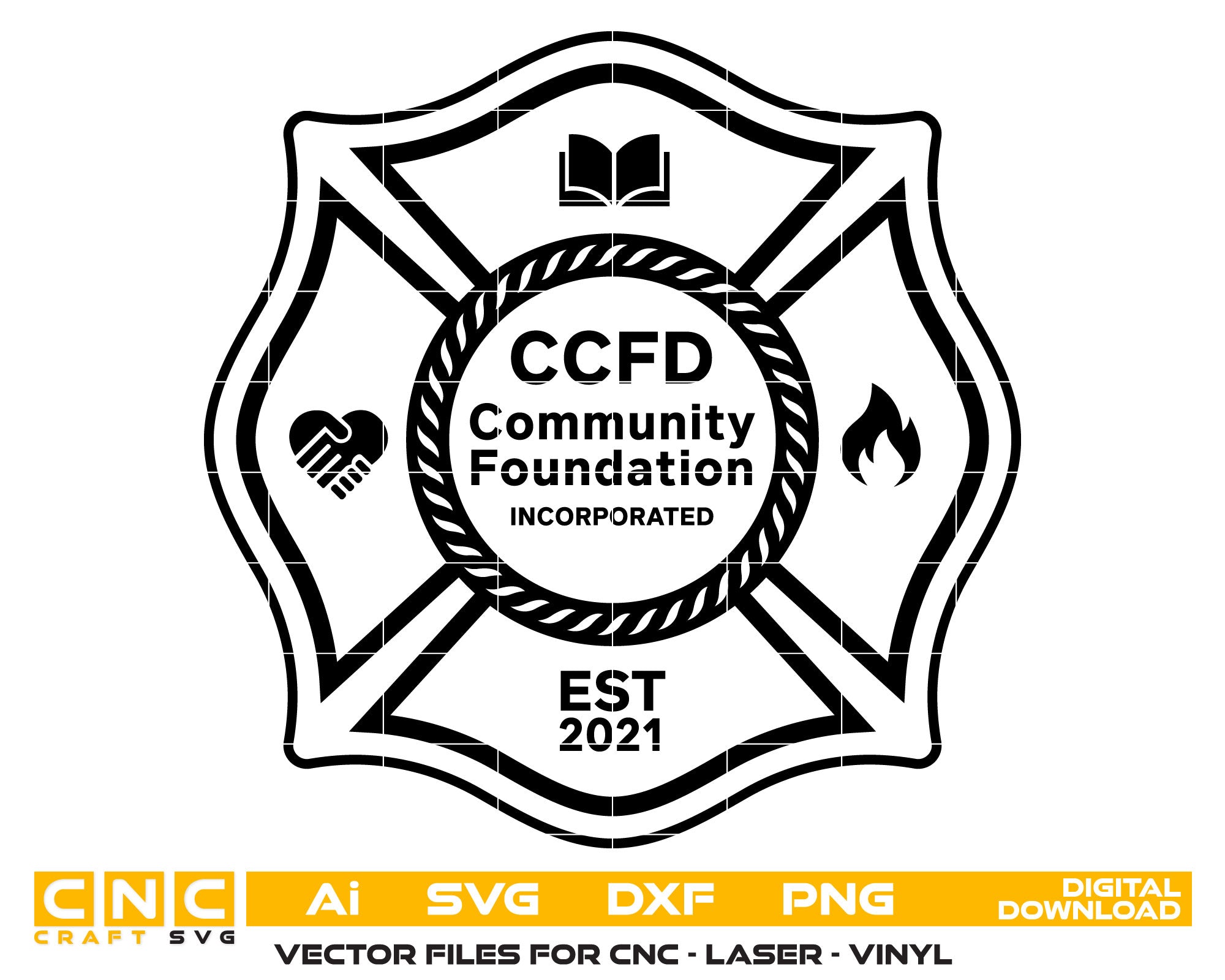 Cape Coral Fire Department Community Foundation Badge