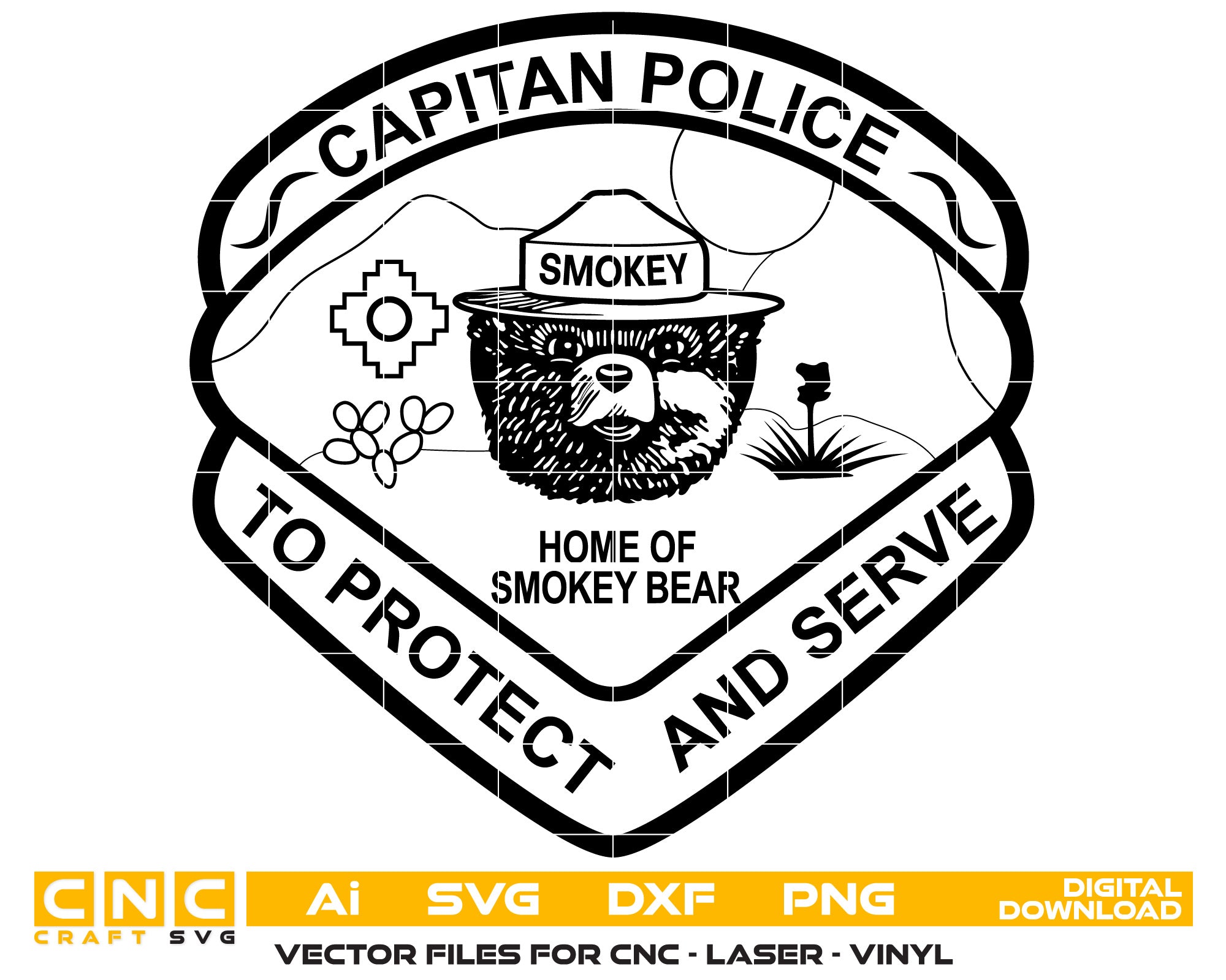 Capitan police Logo