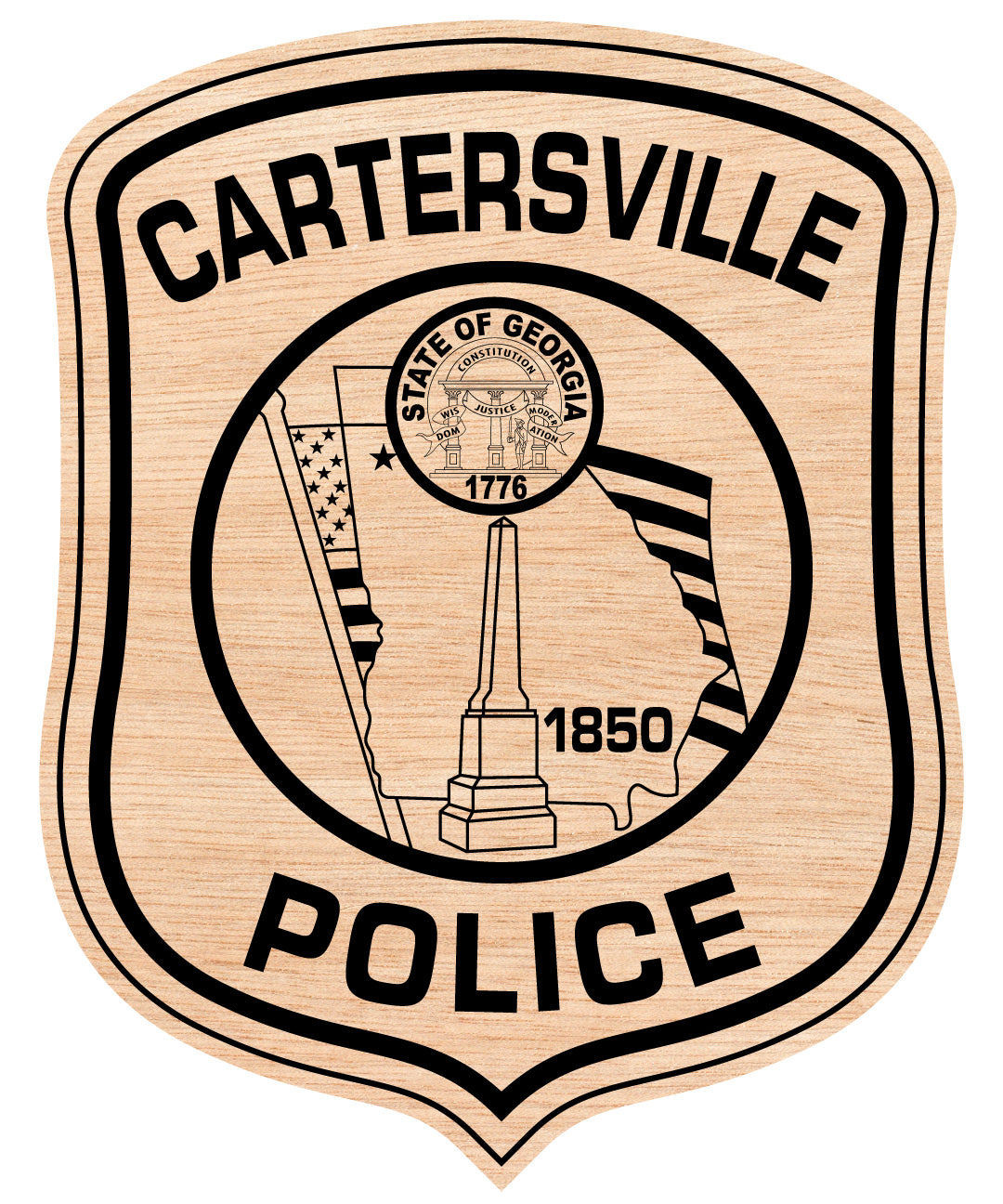 Cartersville Police Department Badge
