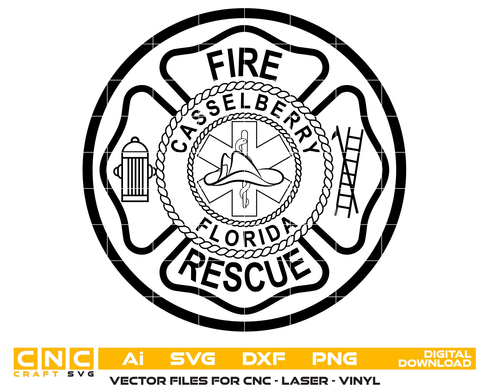 Casselberry Fire Rescue Department Patch