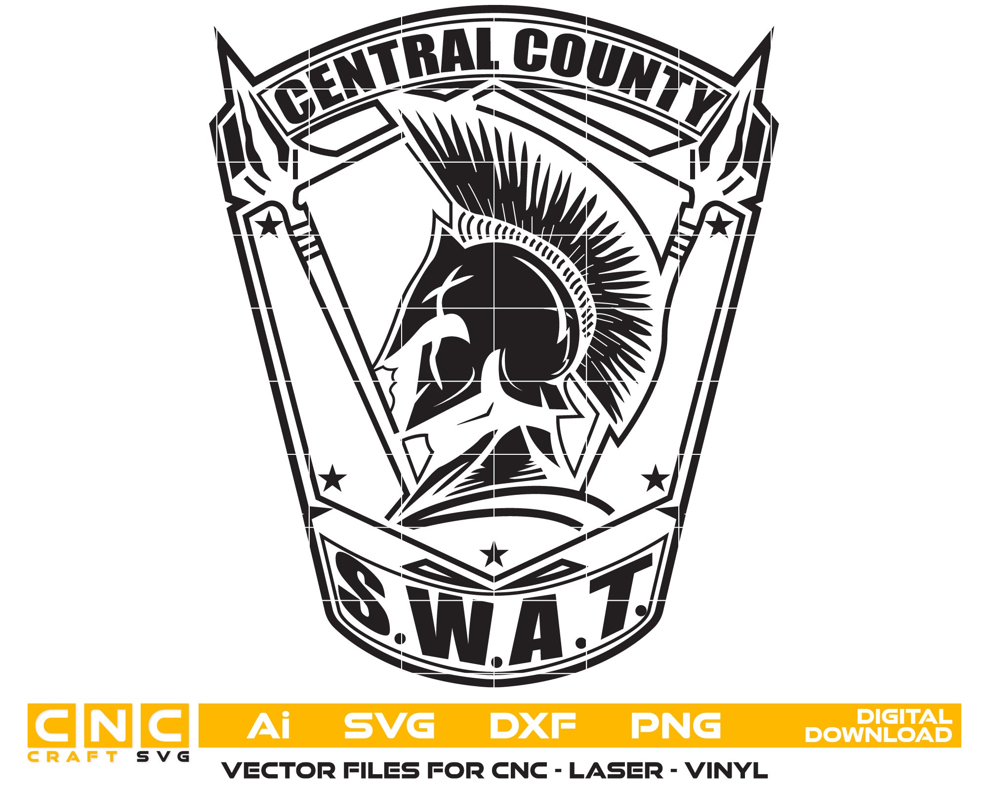 Central County Swat Badge