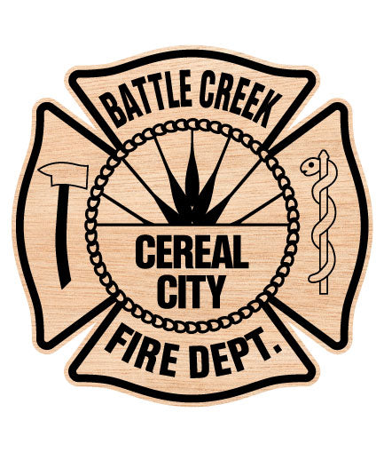 Cereal City Fire Department Badge