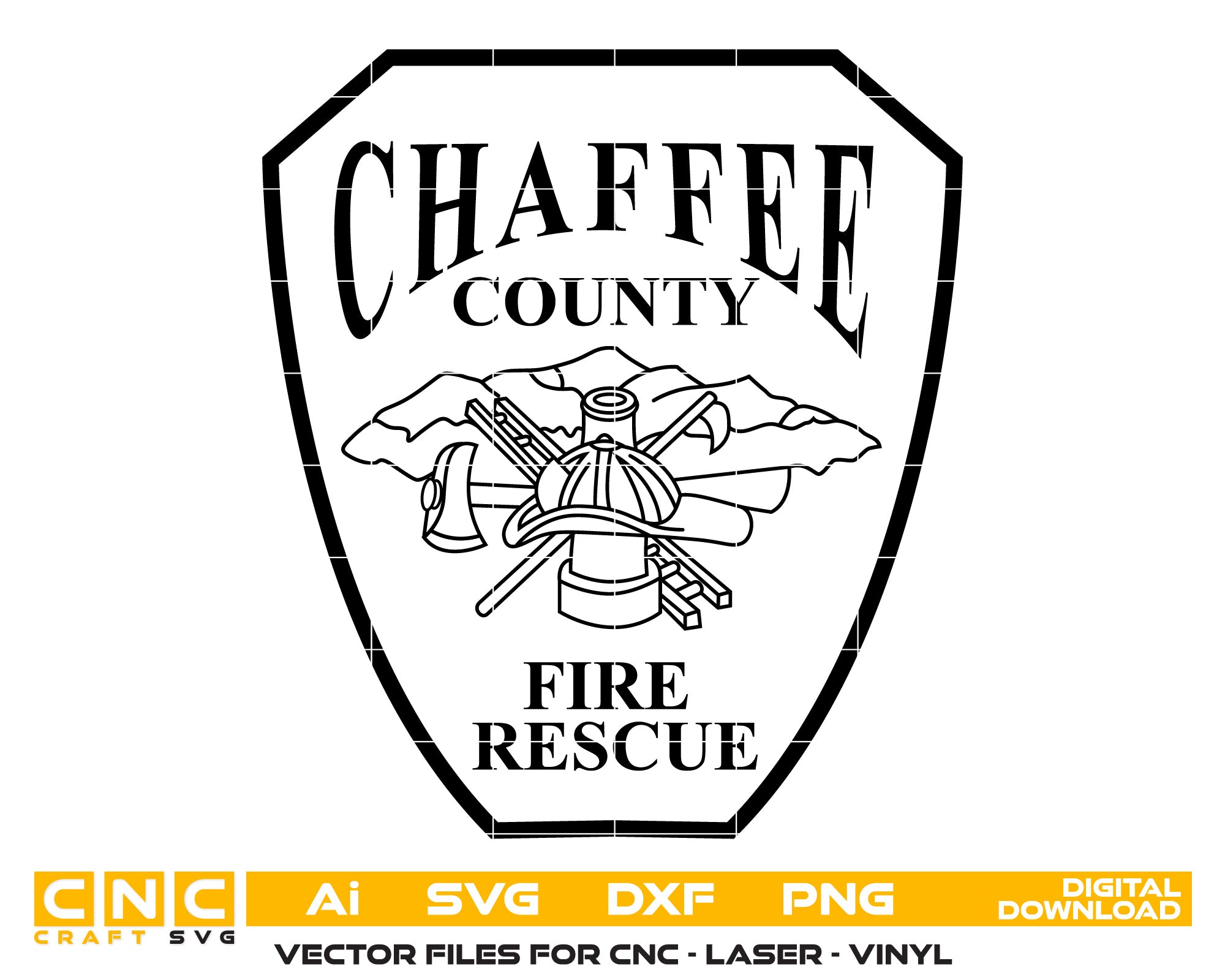 Chaffee County Fire Rescue Badge