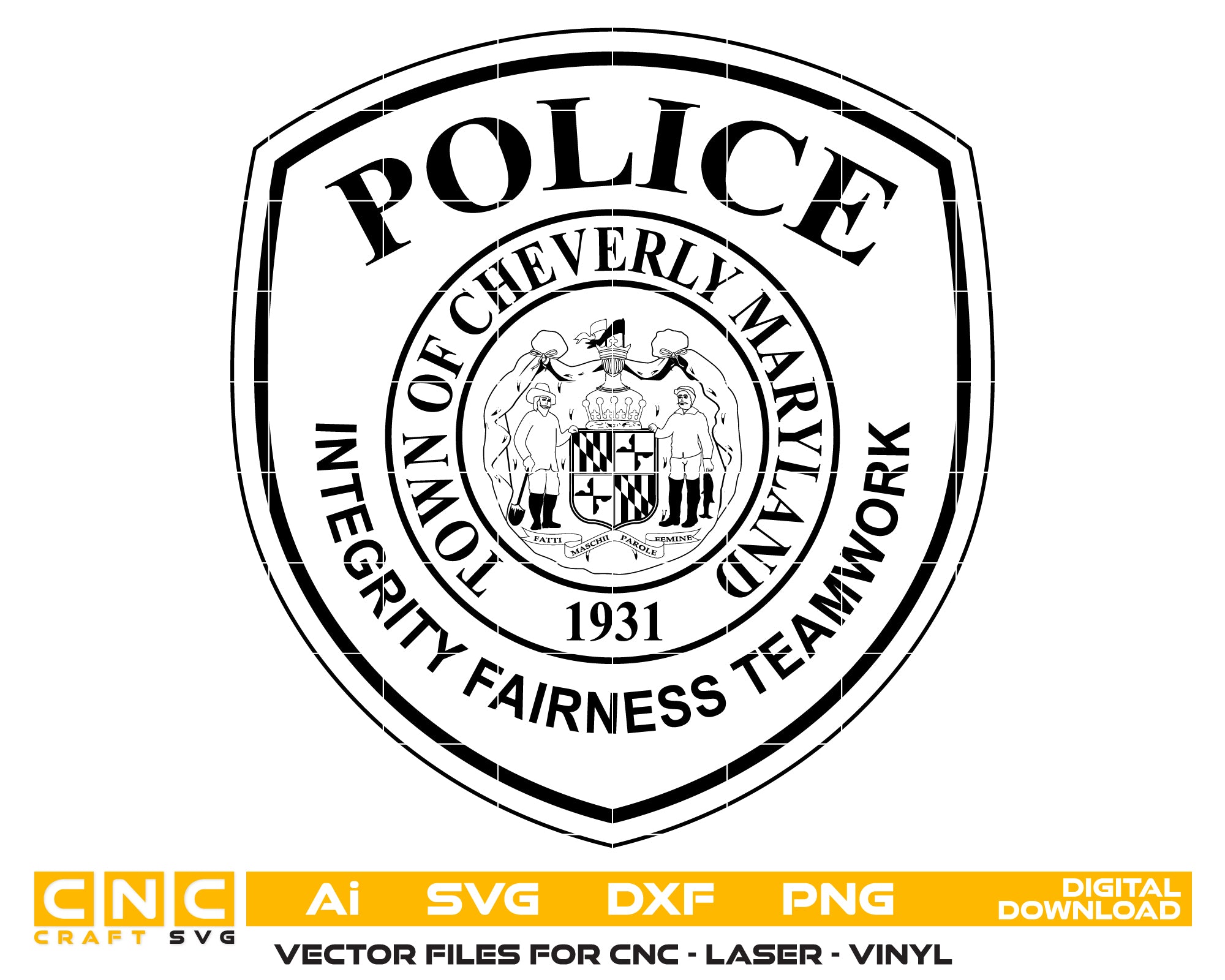 Cheverly Police Department Patch