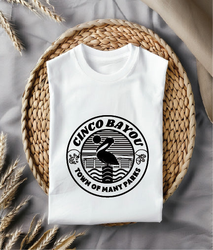 Cinco Bayou Town Of Many Parks Logo