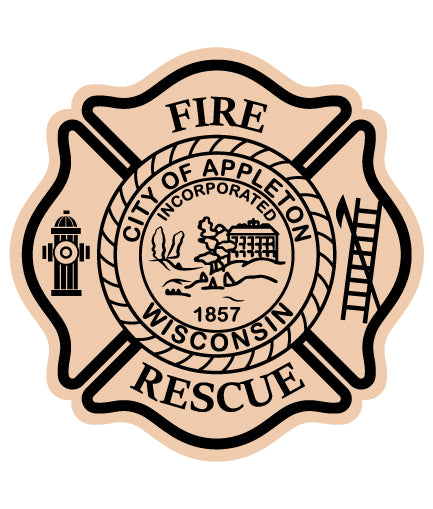 City Of Appleton Wisconsin Fire Rescue Badge