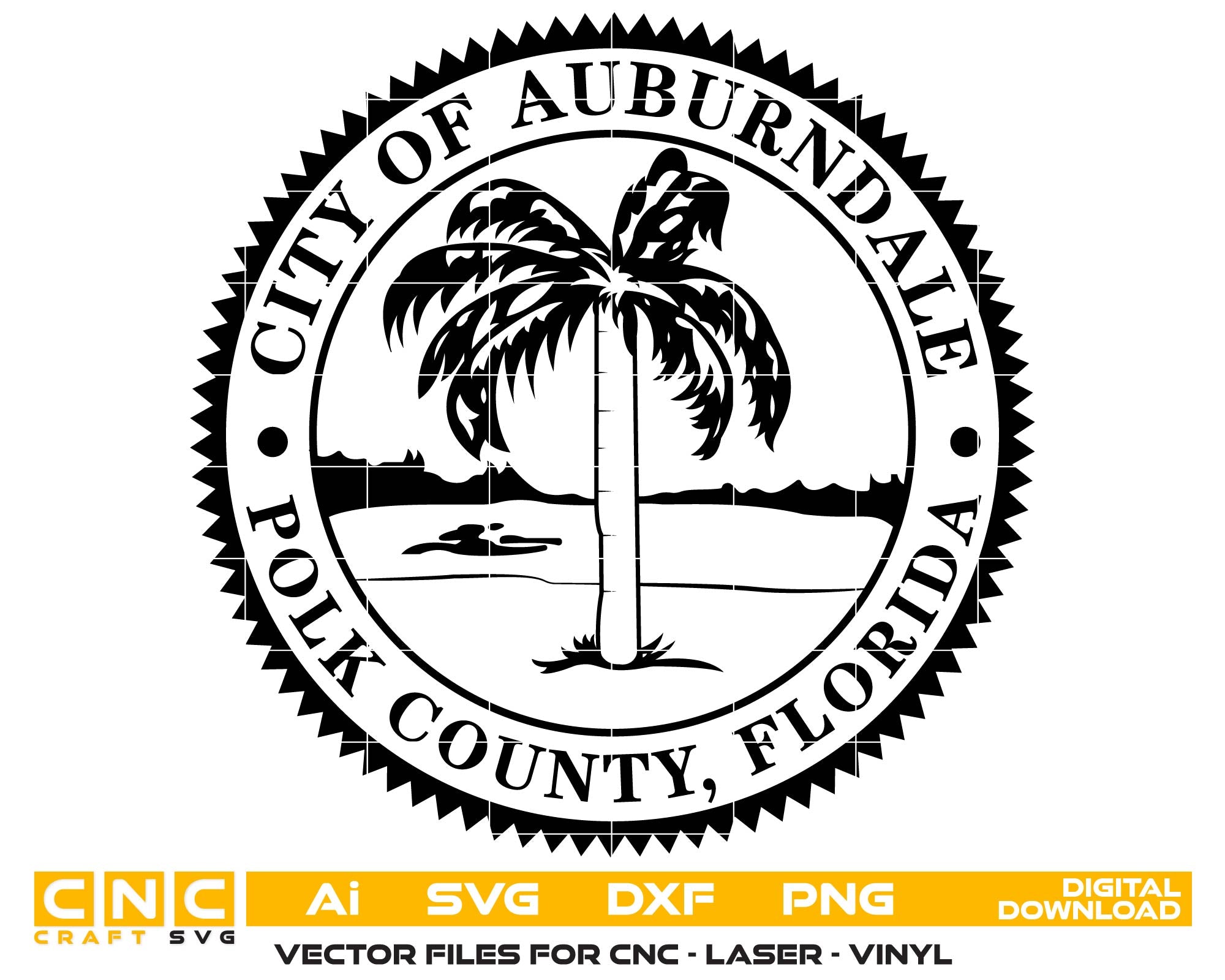 City Of Auburndale Polk County Seal Florida