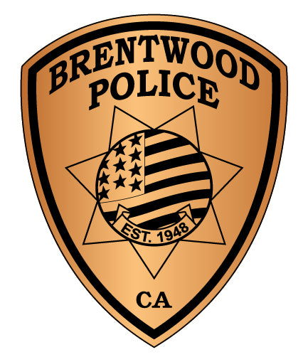 City of Brentwood Police Badge SVG – Digital Vector File for Engraving & Printing