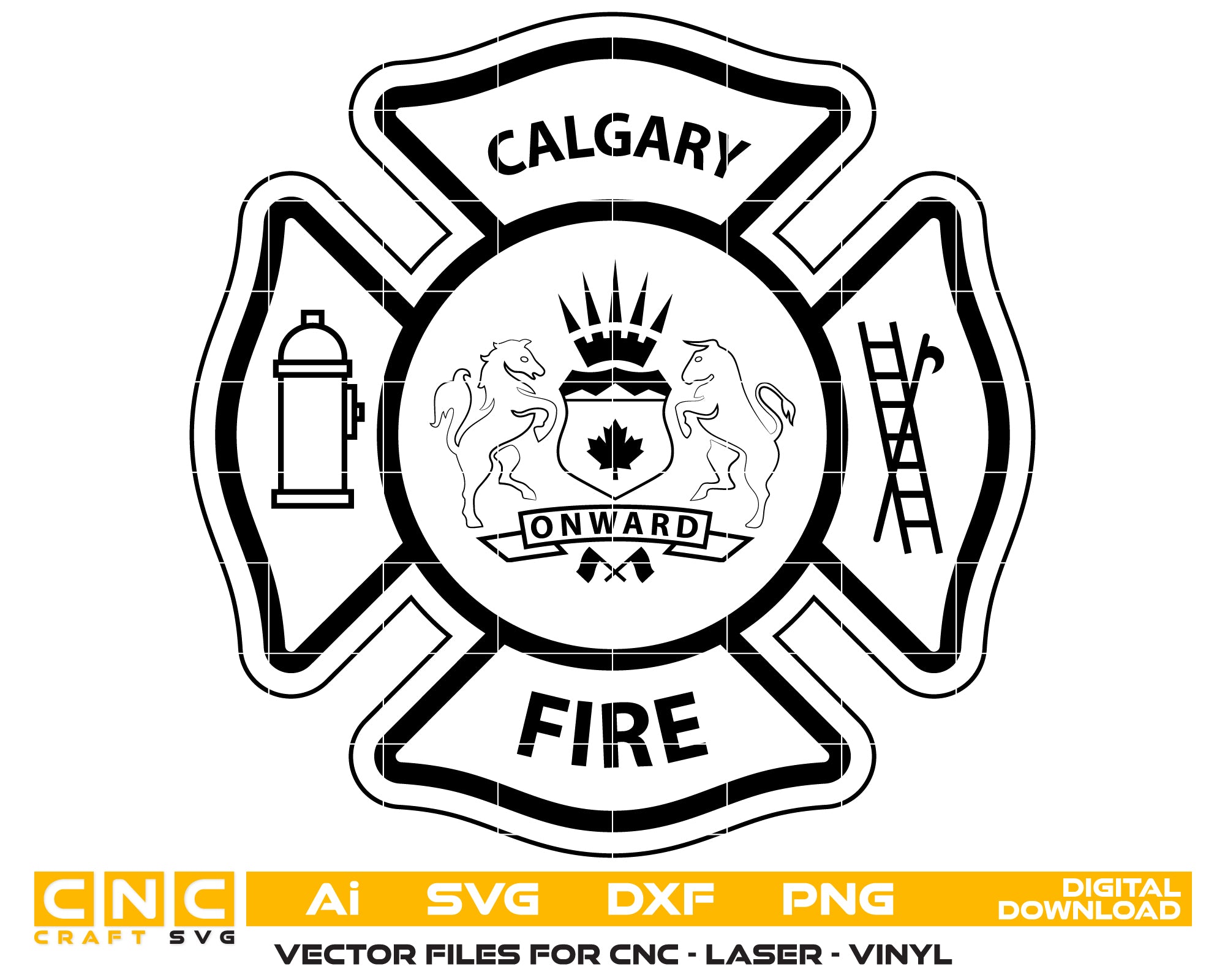 City Of Calgary Fire Department Badge