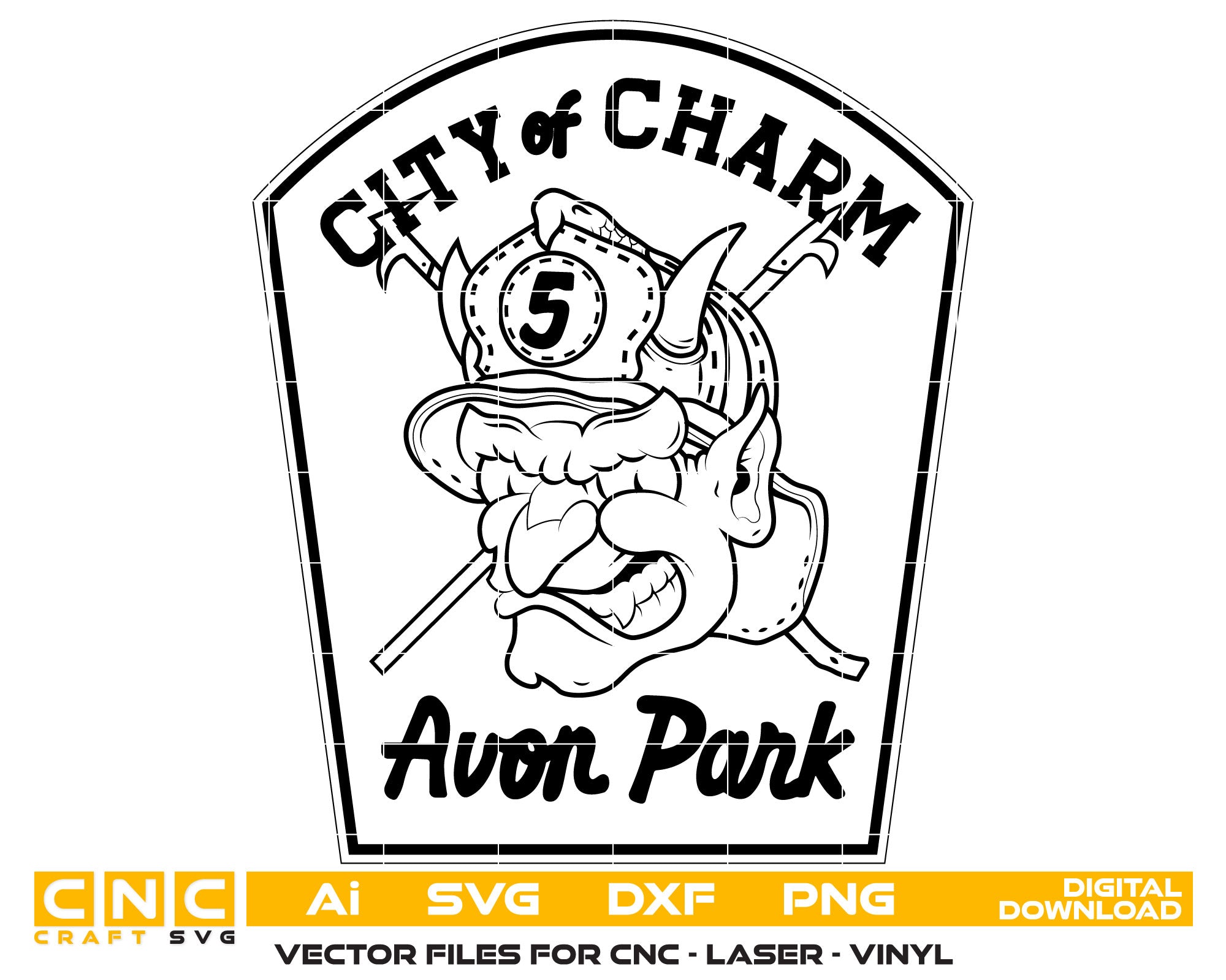 City of Charm Avon Park Fire Patch