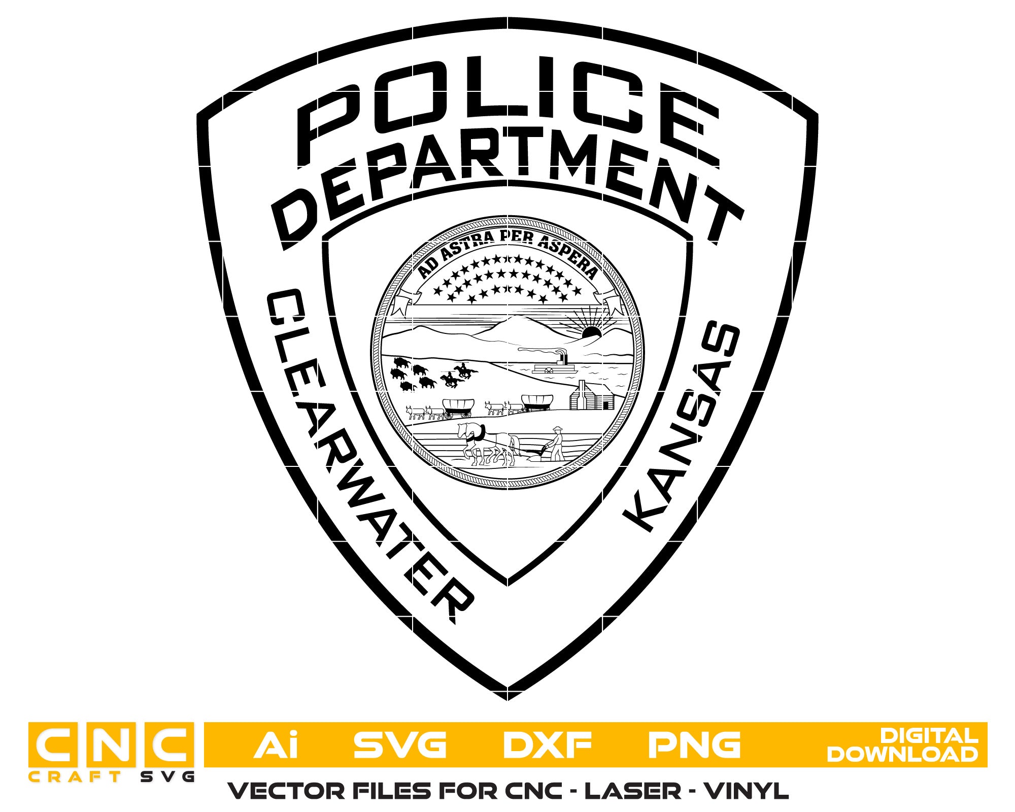 City Of Clearwater Police Department Badge