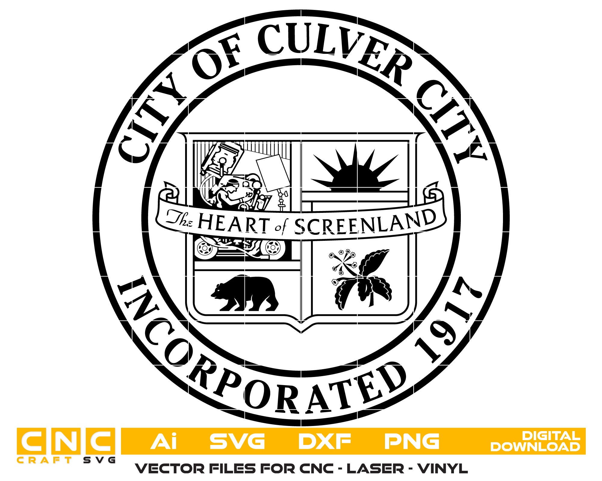 City of Culver City Incorporated Logo