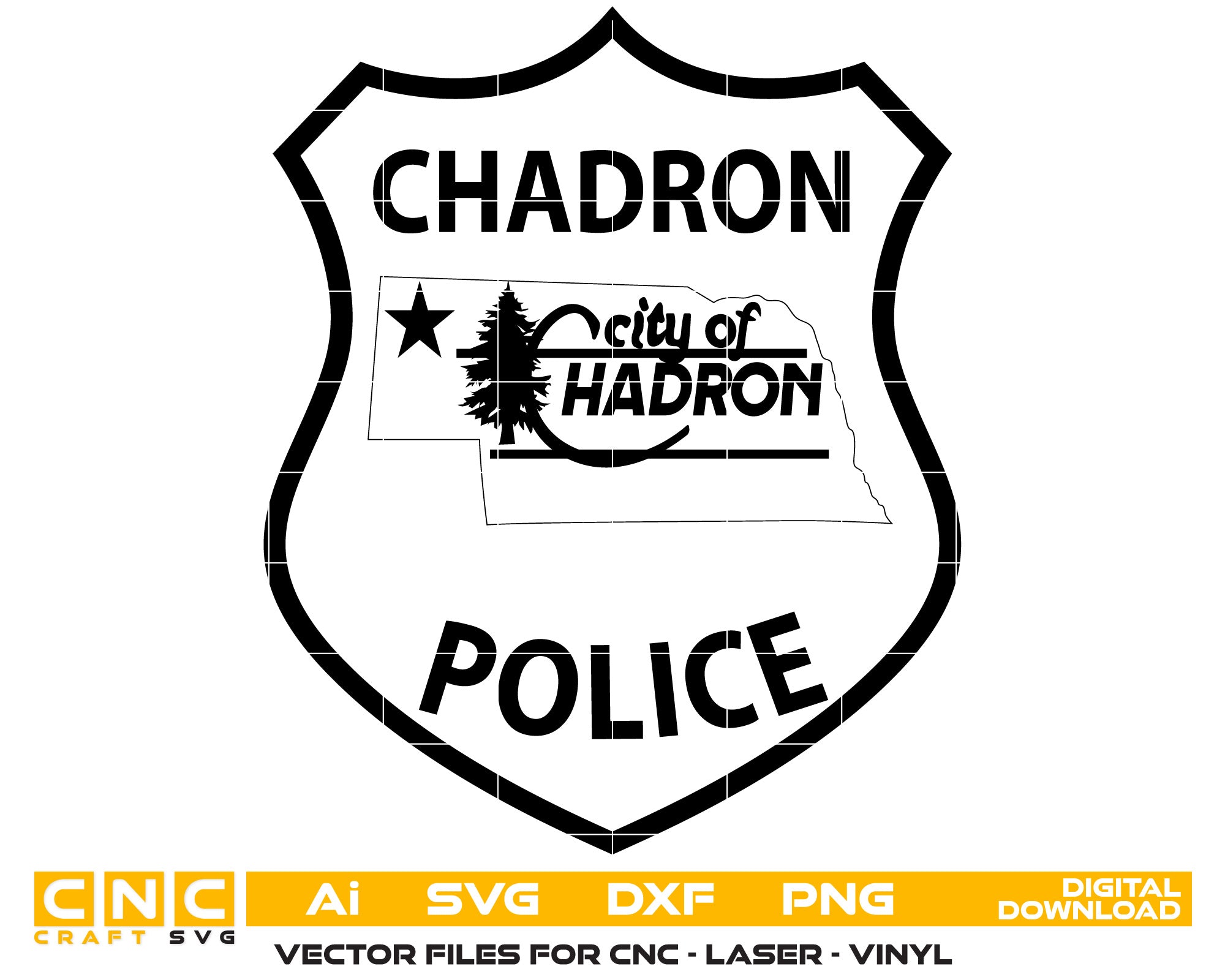 City Of Chadron Chadron Police Badge
