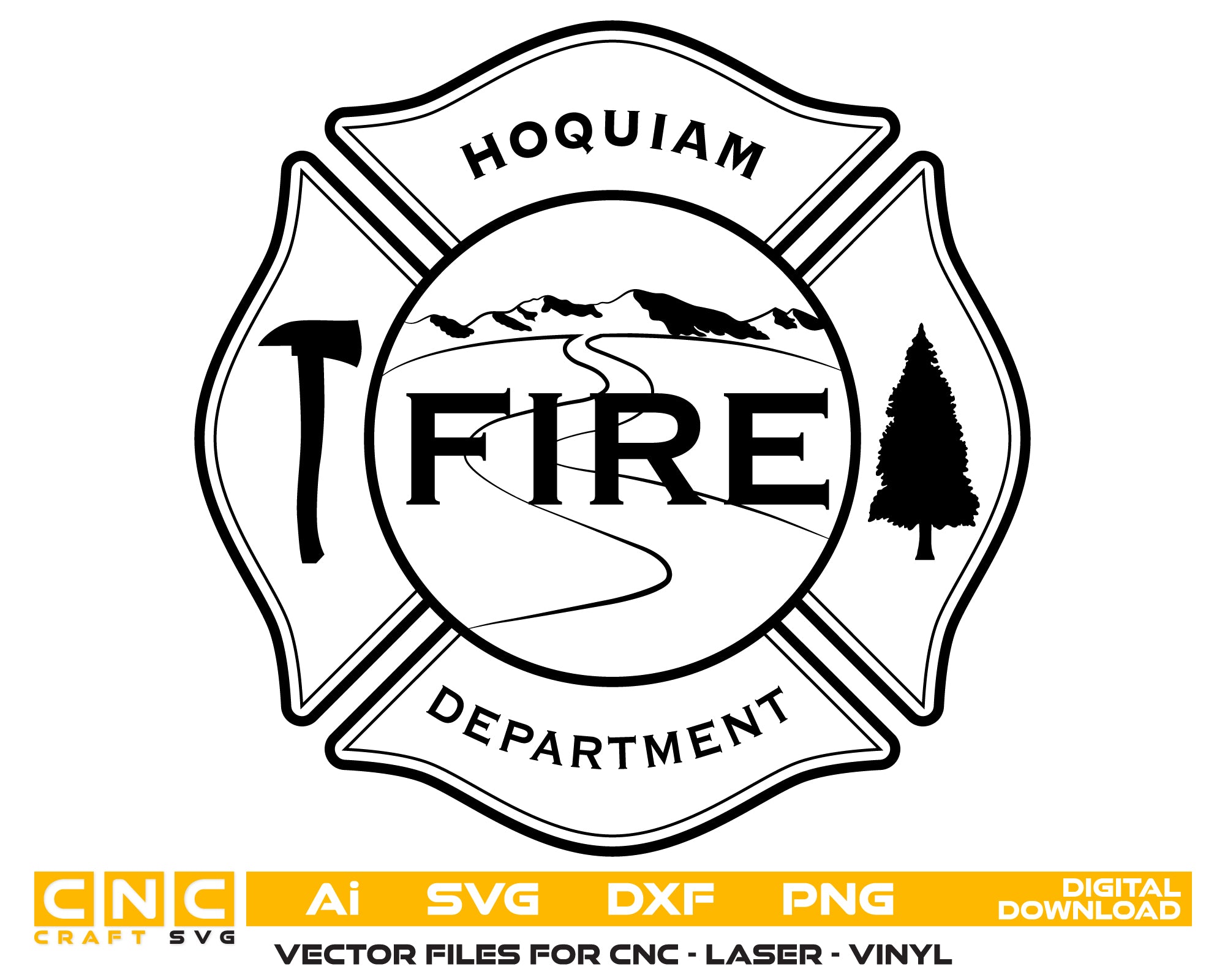 City Of Hoquiam Fire Department Patch