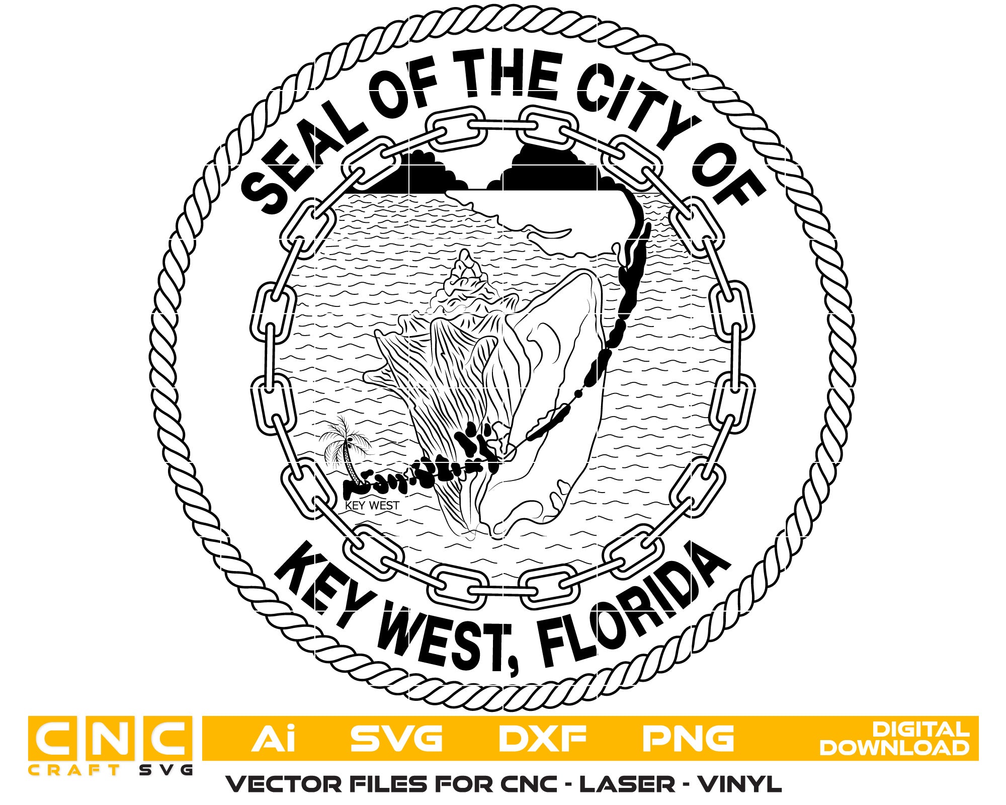 City of Key West Seal, Florida
