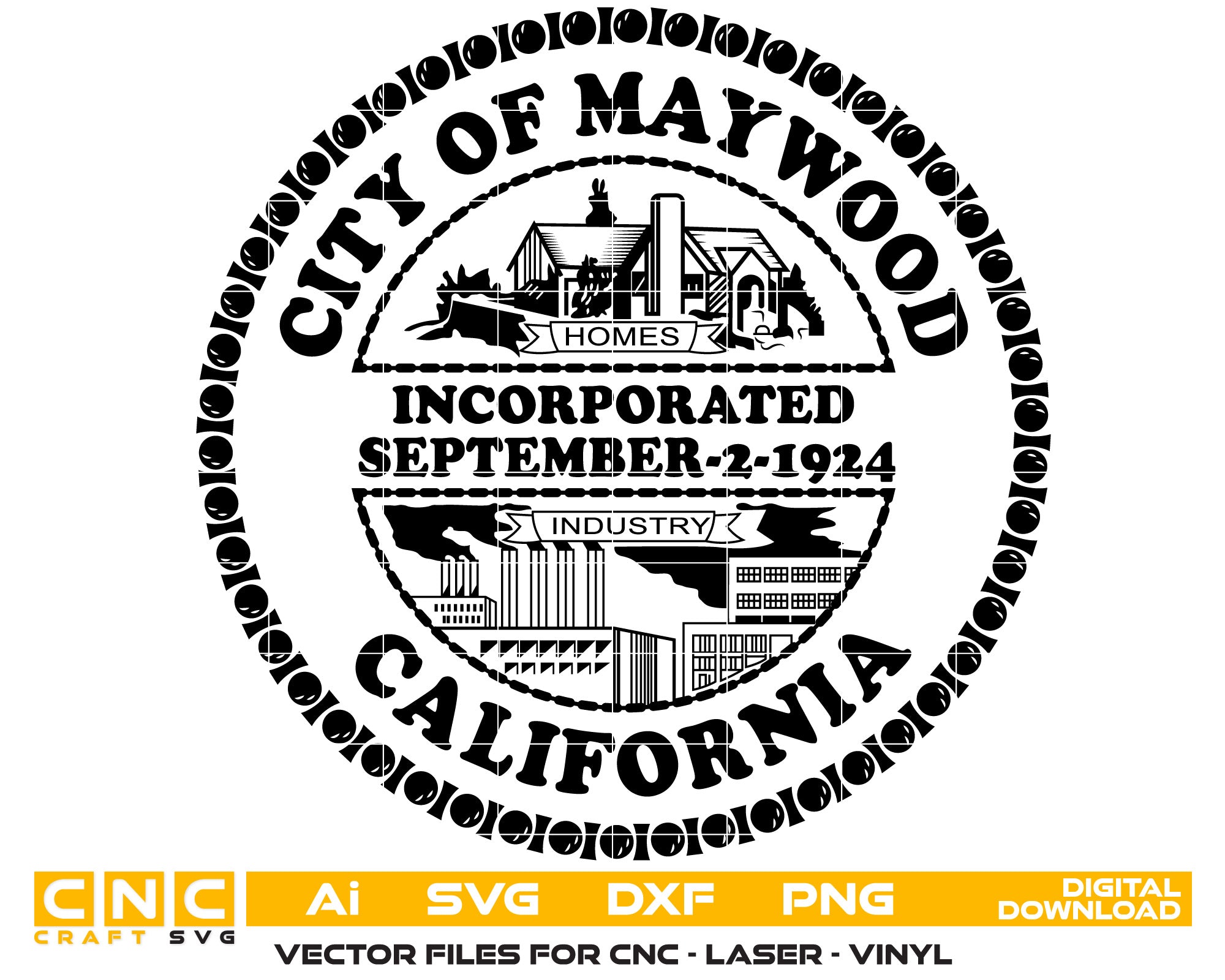 City Of Maywood California Seal