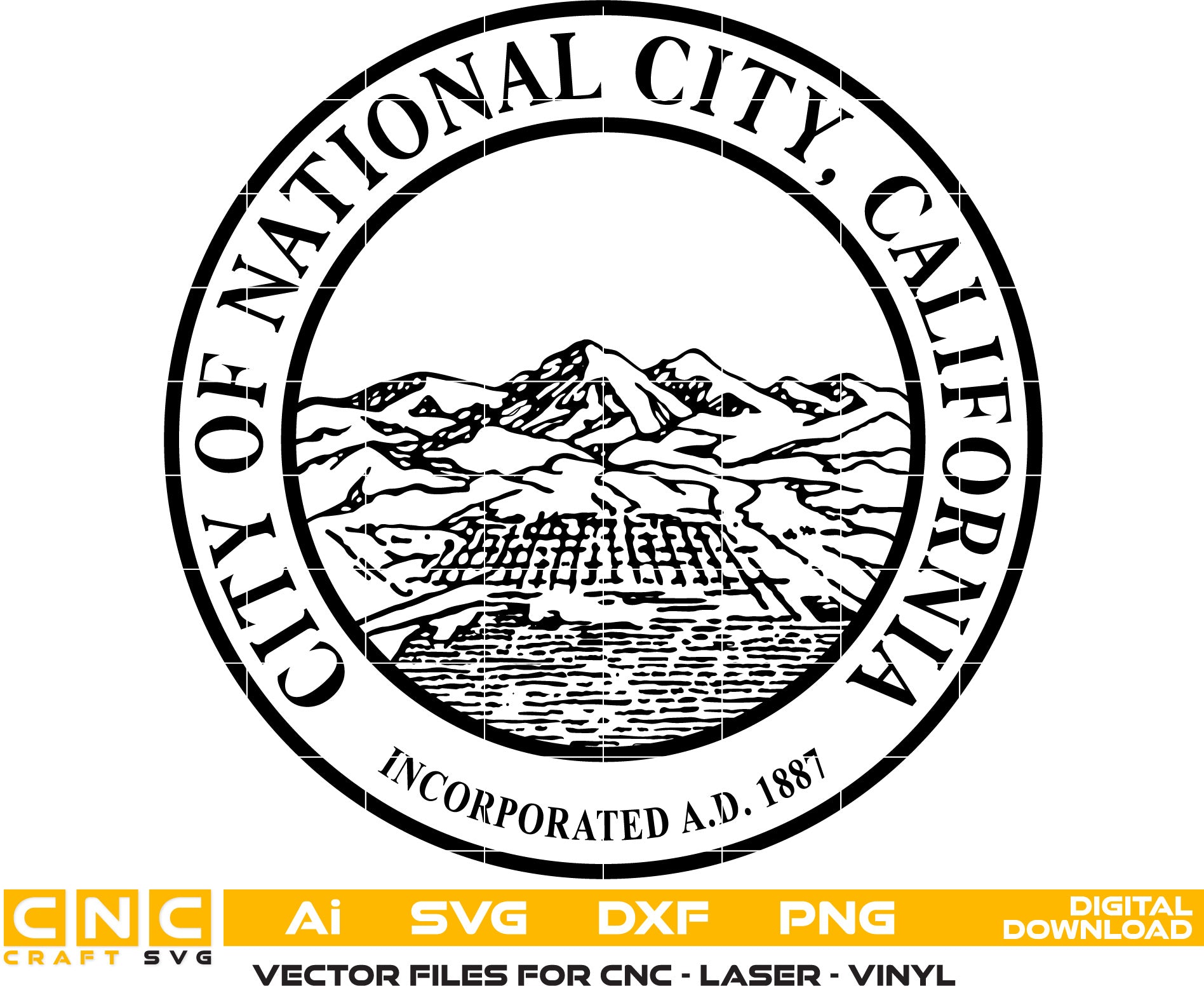 City Of National City, California Seal