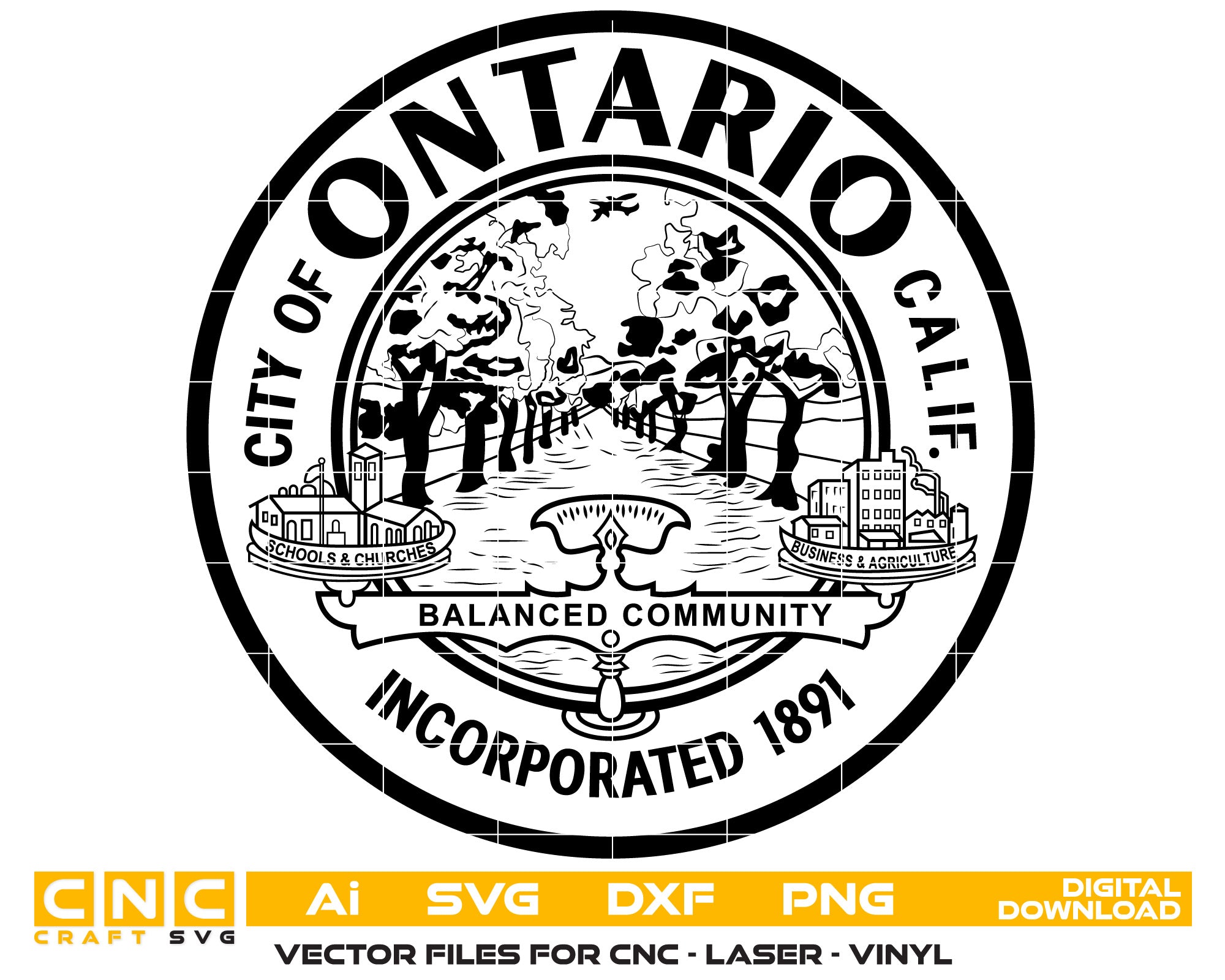 City Of Ontario Seal, California