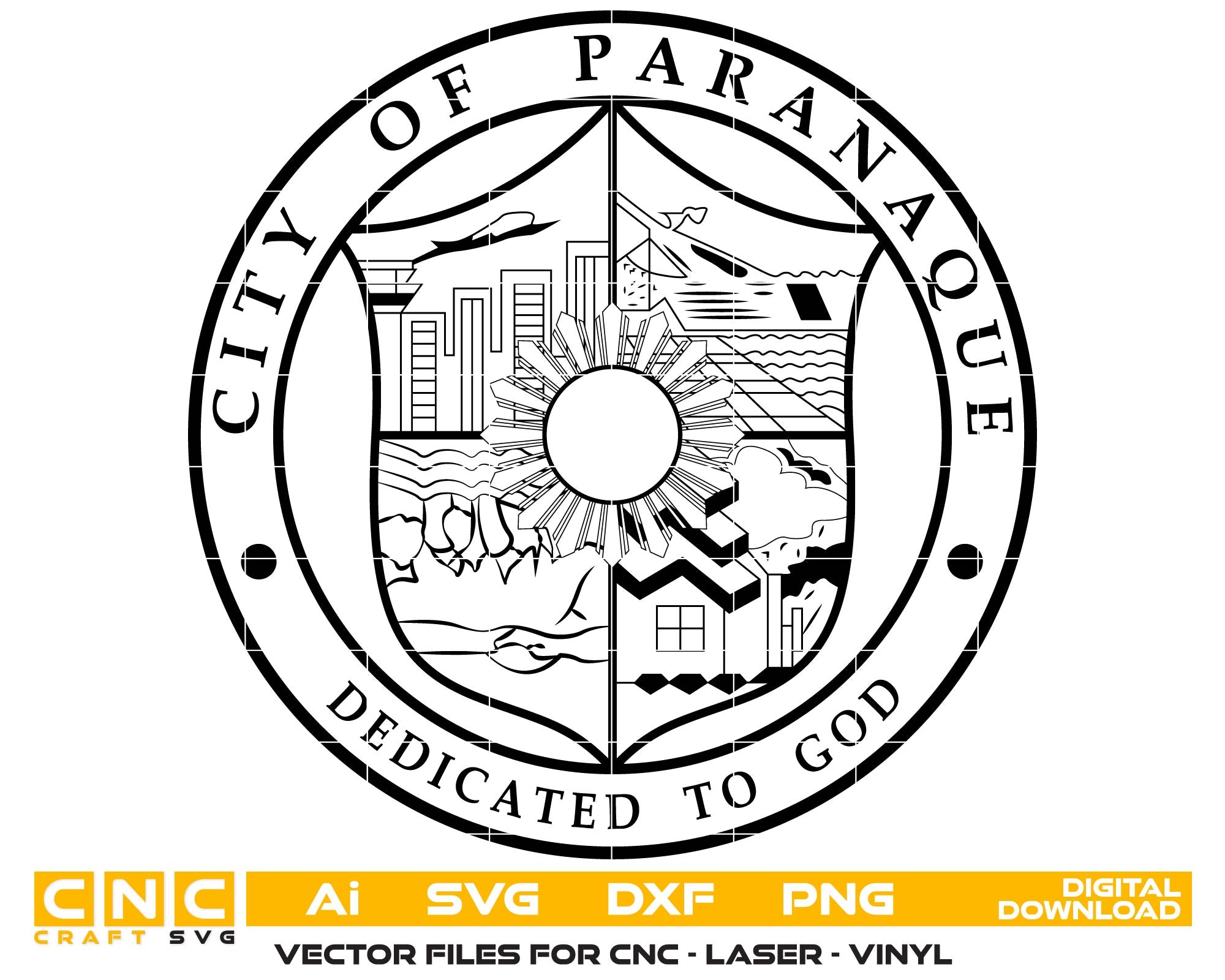 City Of Paranaque Seal, Philippines