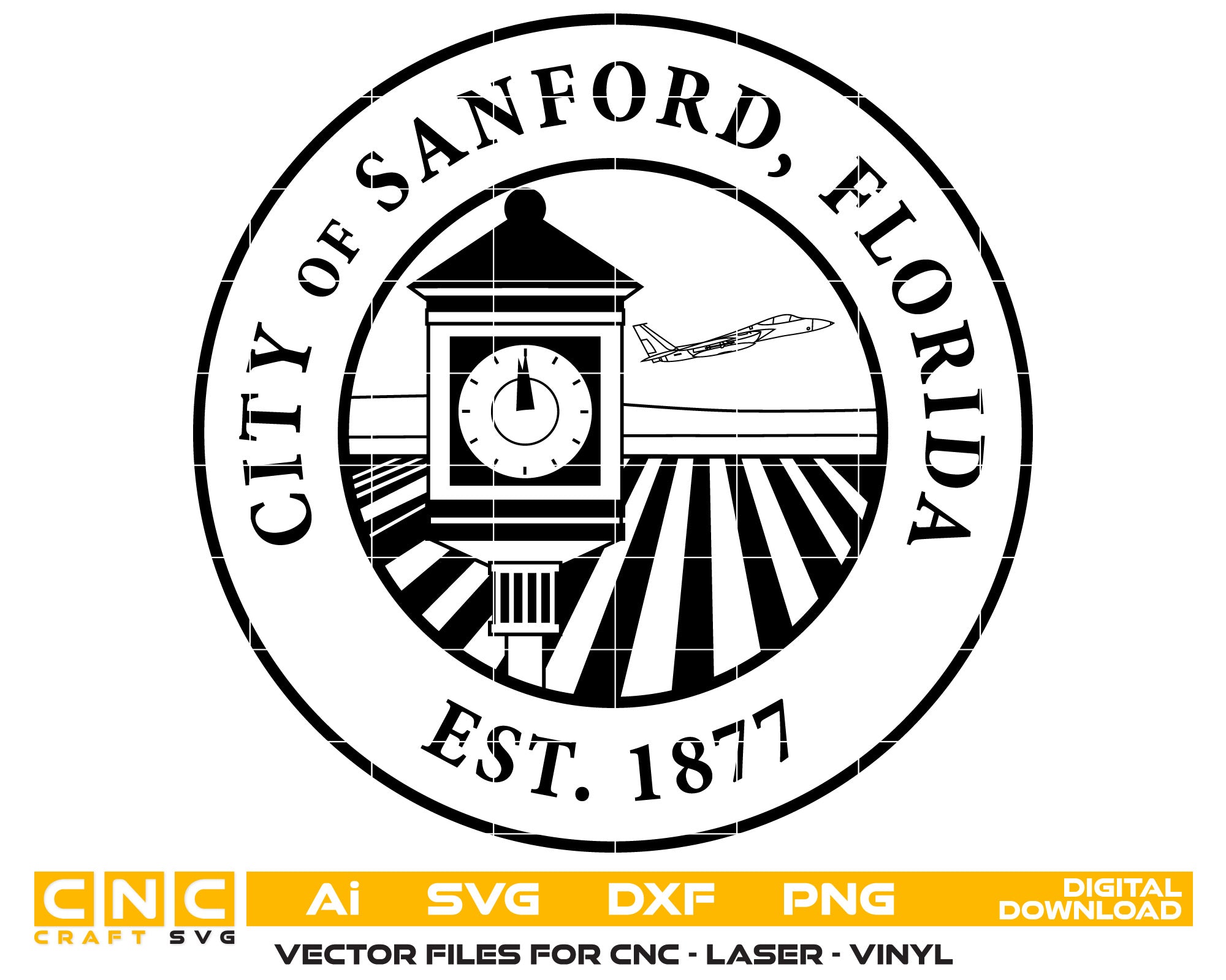 Sello de la Ciudad de Sanford Florida