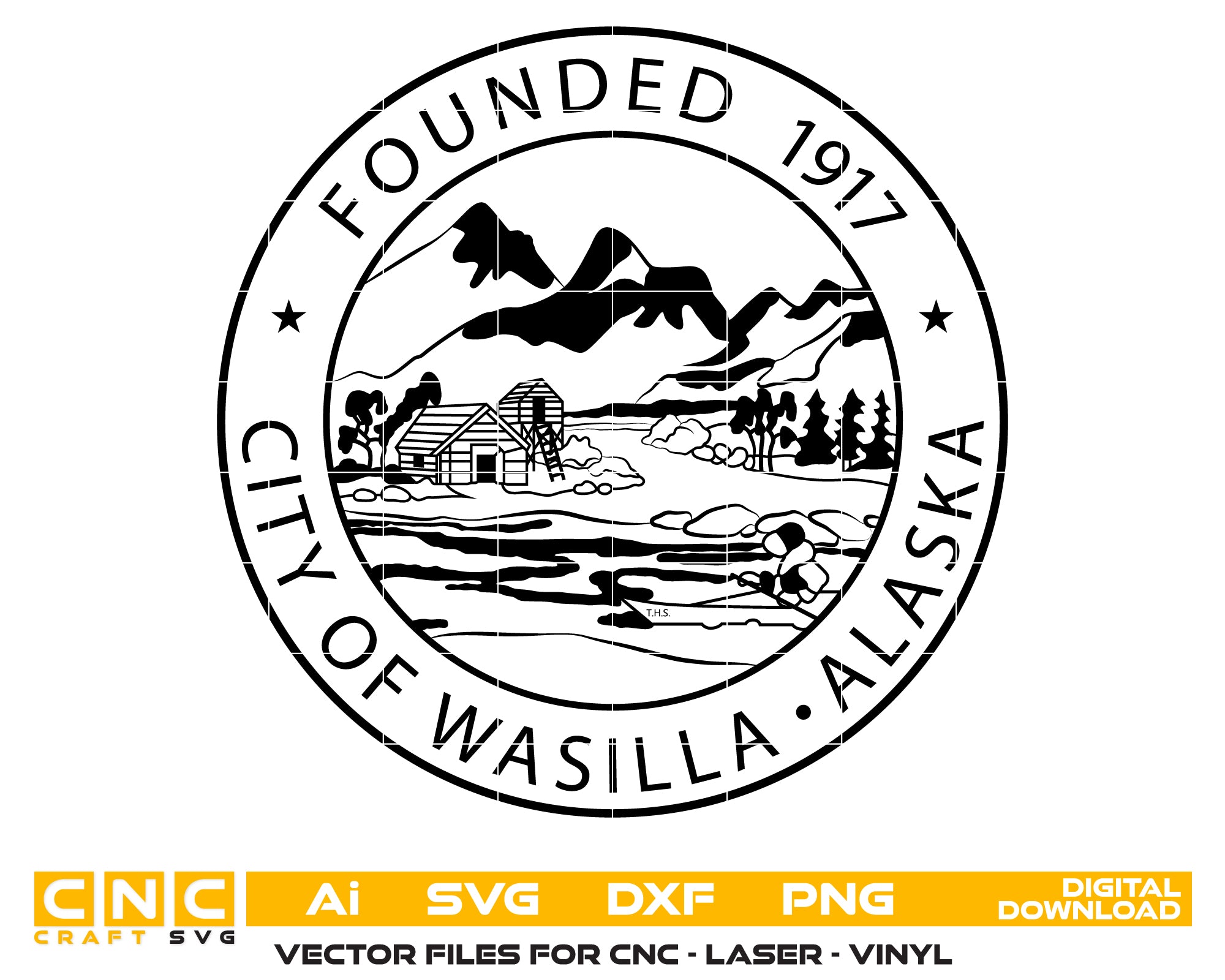 City Of Wasilla Seal SVG