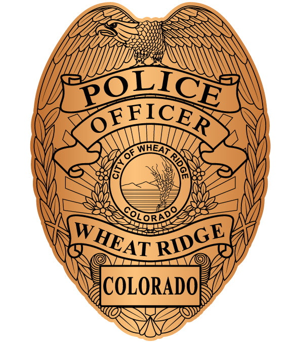 City of Wheat Ridge Police Officer Badge, Colorado – Digital Download