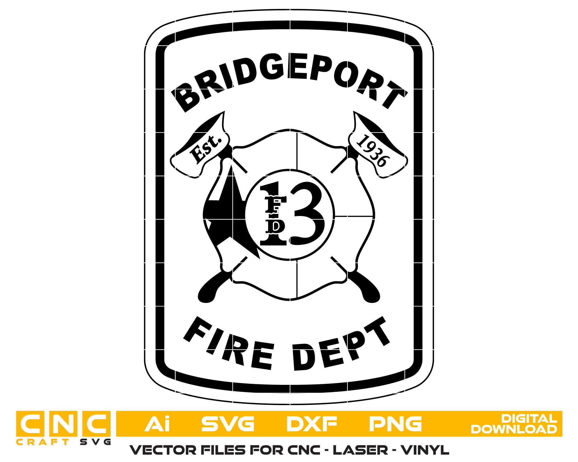 City Of Bridgeport Fire Department 13 Patch Svg
Texas Badge
Bridgeport Badge
Fire Department Badge