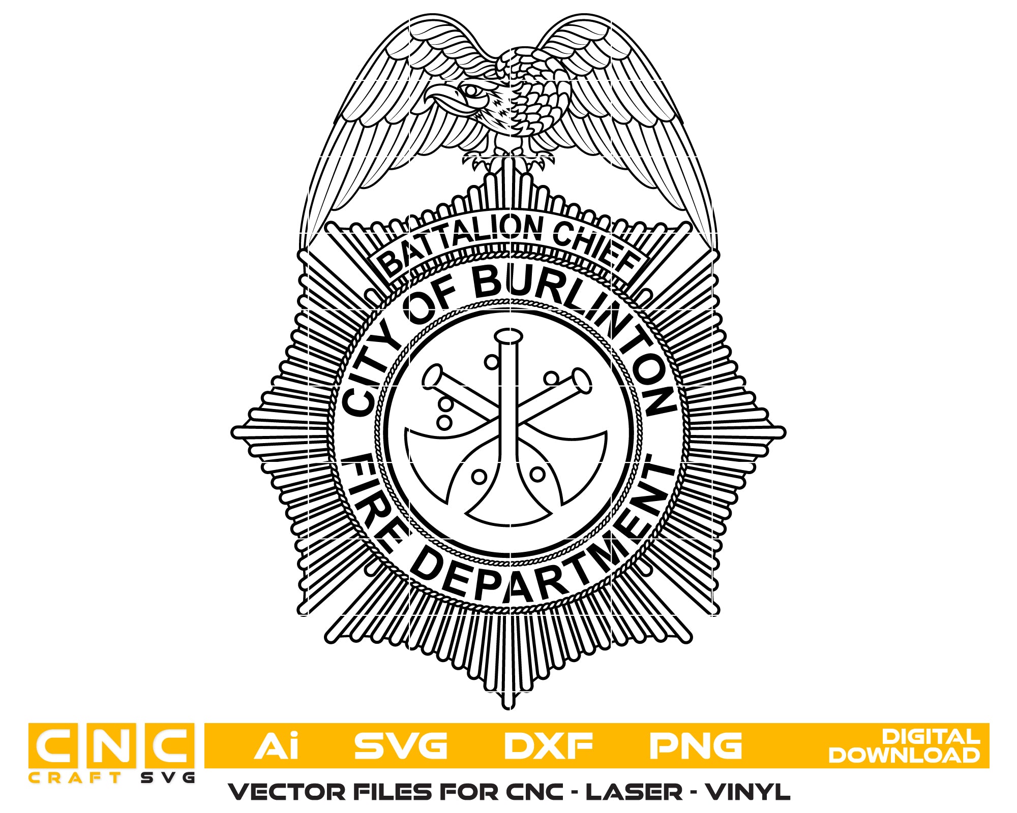 City Of Burlington Fire Department Battalion Chief Badge Svg
New Jersey Badge
Burlington Badge
Fire Department Badge
Battalion Chief Badge
Chief Badge
Battalion Badge