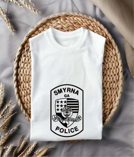 City Of Smyrna Police Patch SVG, Smyrna Police Patch Vector, Police Department Patch SVG, Law Enforcement Patch Vector, City Police Patch SVG