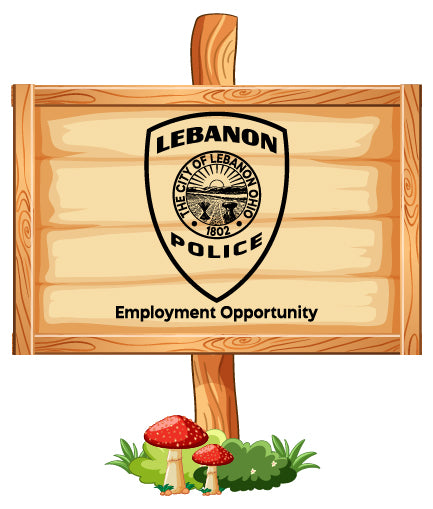 City of Lebanon Police Patch SVG, Ohio Police Patch Vector, Lebanon Police Emblem, Police Patch SVG, Law Enforcement Patch Vector File