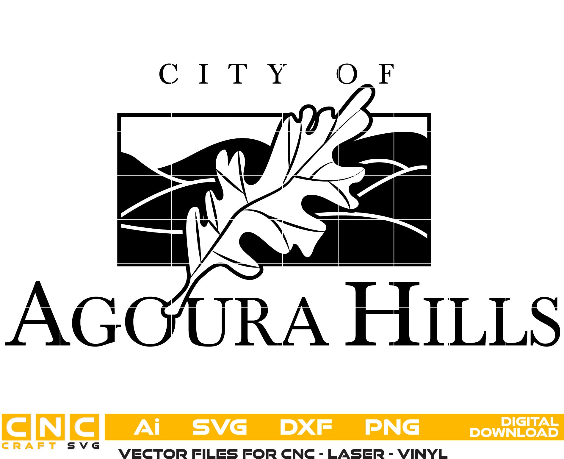 City of Agoura Hills Seal, City of Agoura Hills Logo, Agoura Hills Vector art