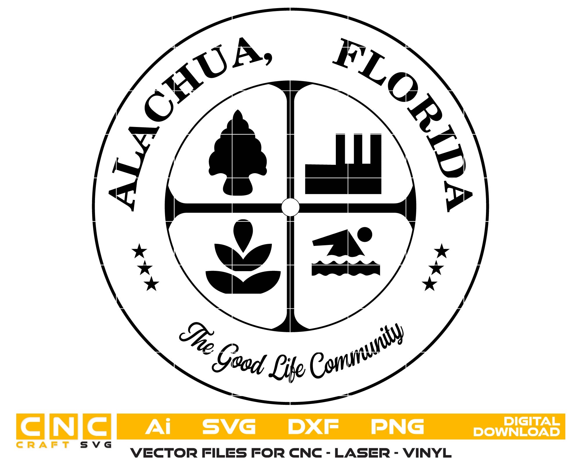 City of Alachua County Logo Florida